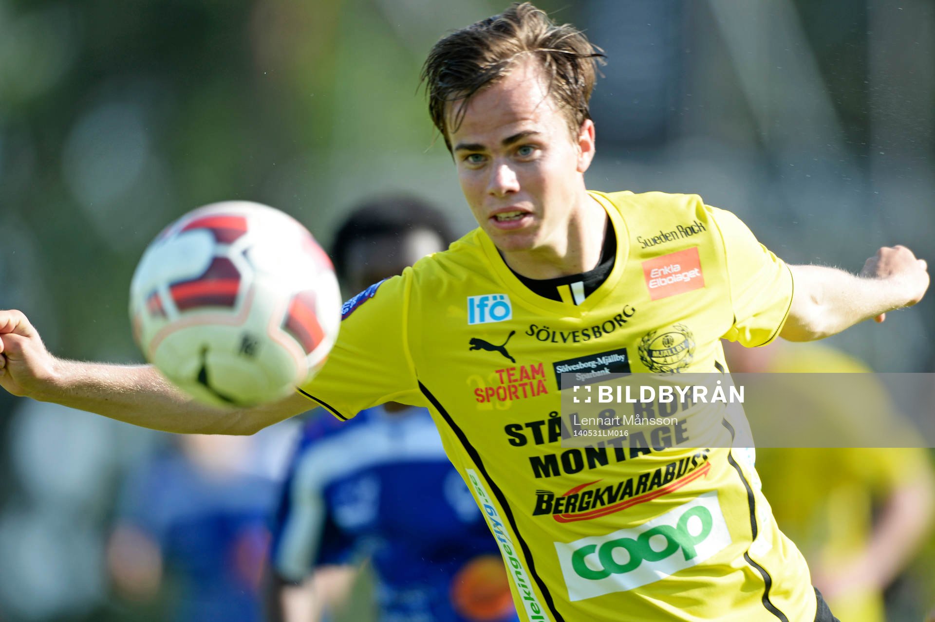 Mjällbys Andreas Blomqvist i matchen i allsvenskan mellan