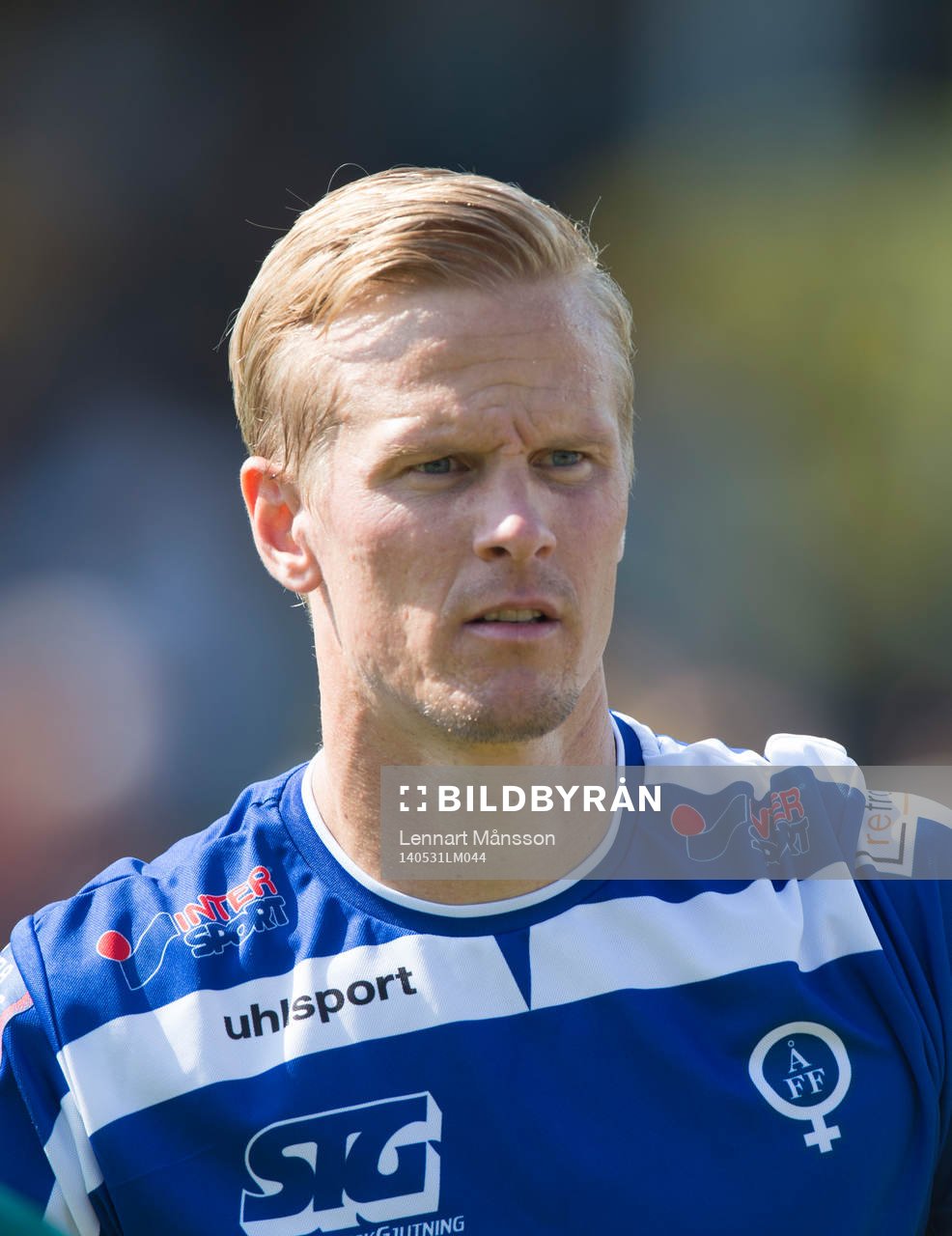 Åtvidabergs Andreas Dahlén i matchen i allsvenskan mellan
