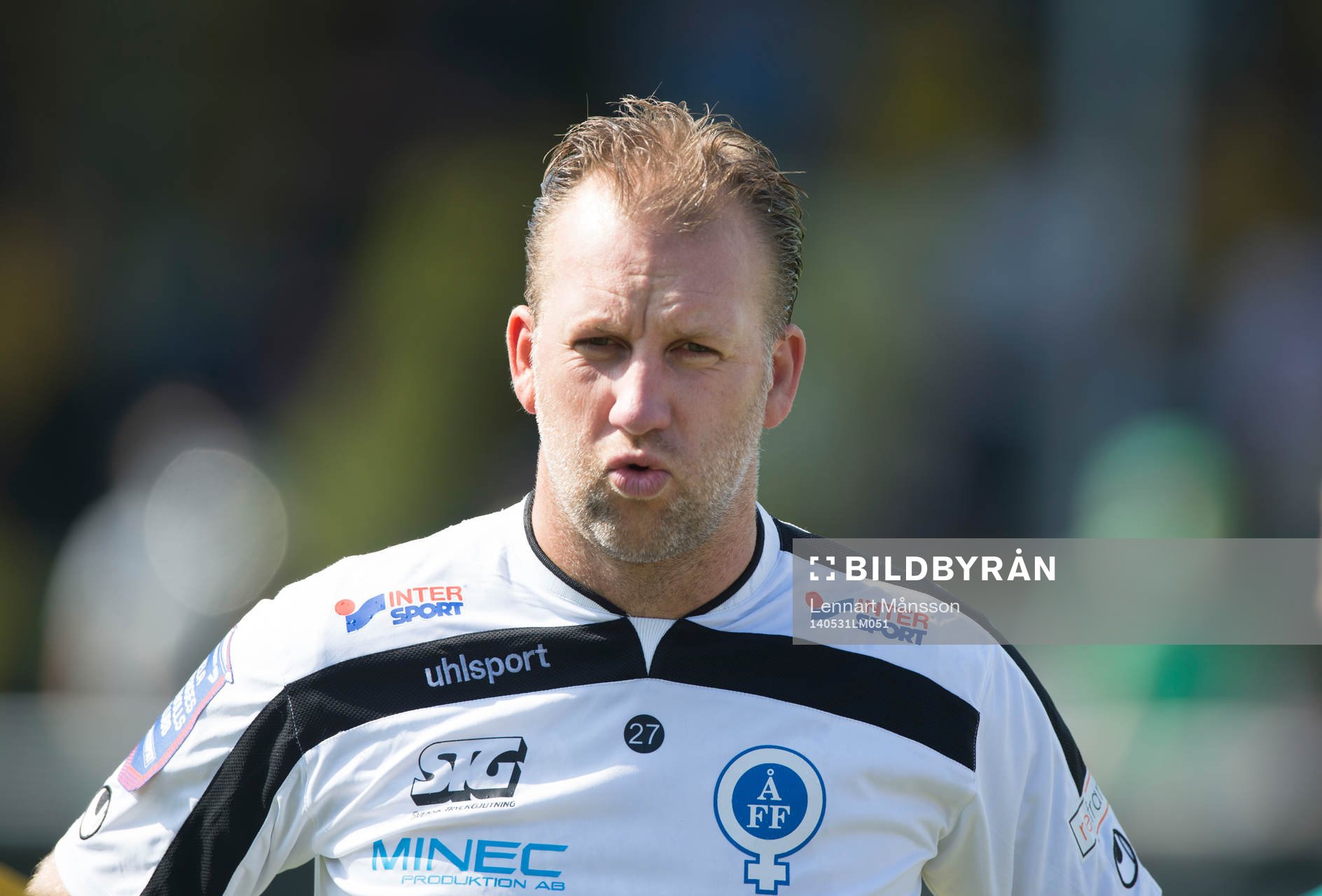 Åtvidabergs målvakt Henrik Gustavsson  i matchen i