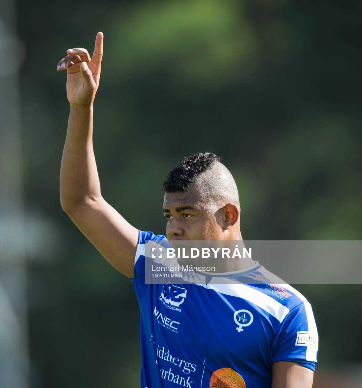 Åtvidabergs Ricardo Santos i matchen i allsvenskan mellan