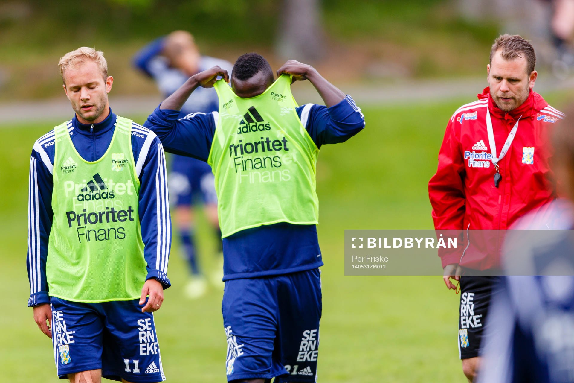 IFK Göteborgs Robin Söder, Malick Mane och tränare