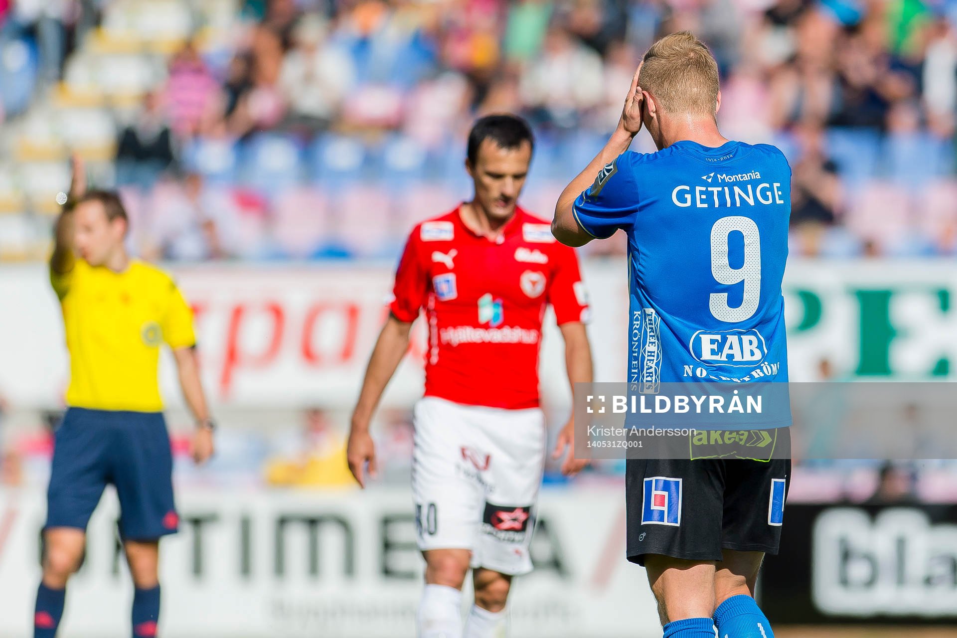 Halmstads Gudjón Baldvinsson deppar