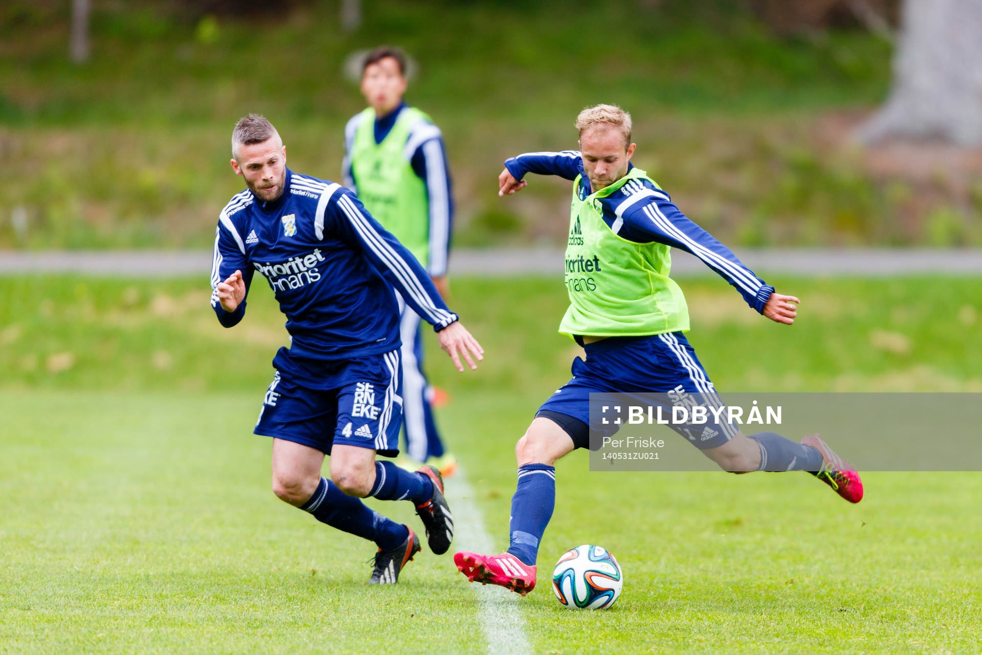 IFK Göteborgs Kjetil Waehler och Robin Söder