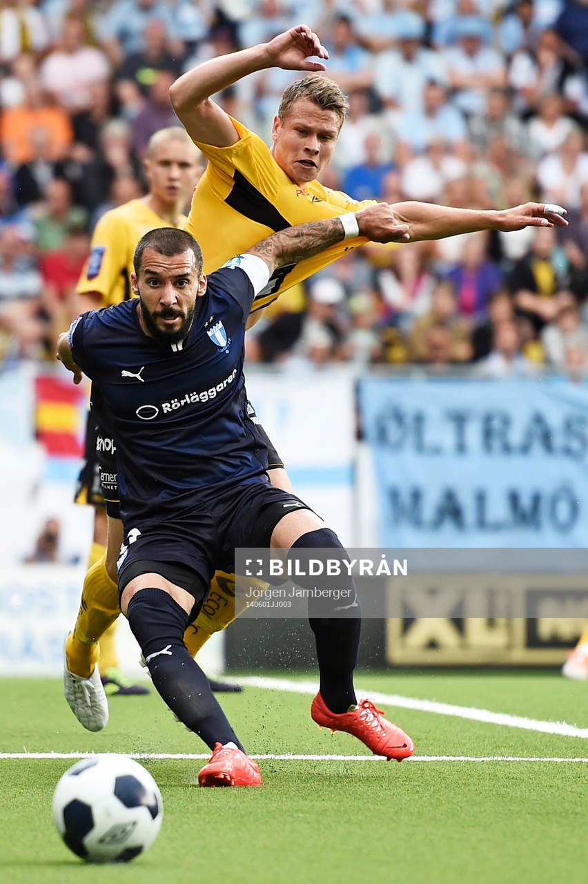 Malmö FFs Guillermo Molins och Elfsborgs Viktor Claesson