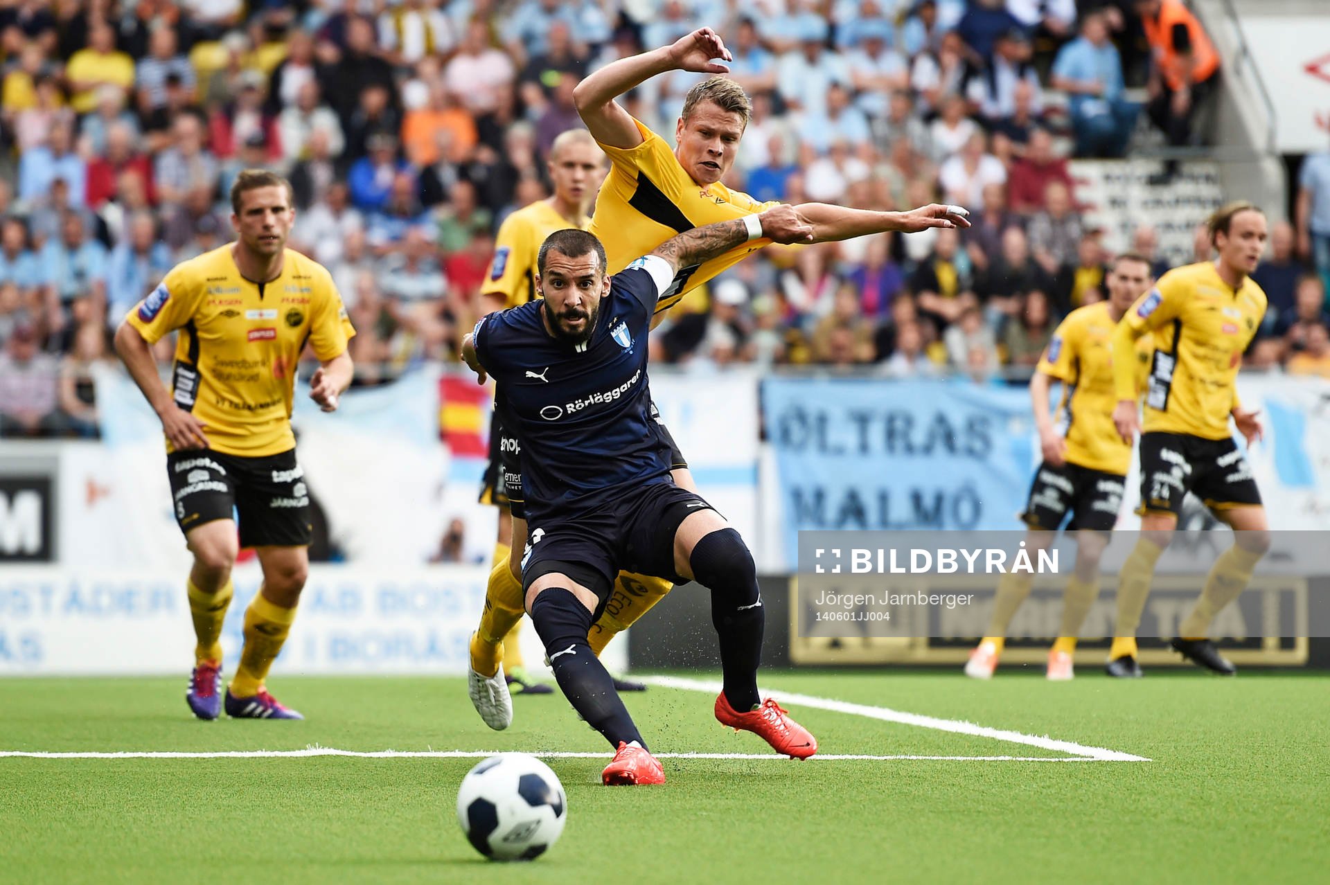 Malmö FFs Guillermo Molins och Elfsborgs Viktor Claesson