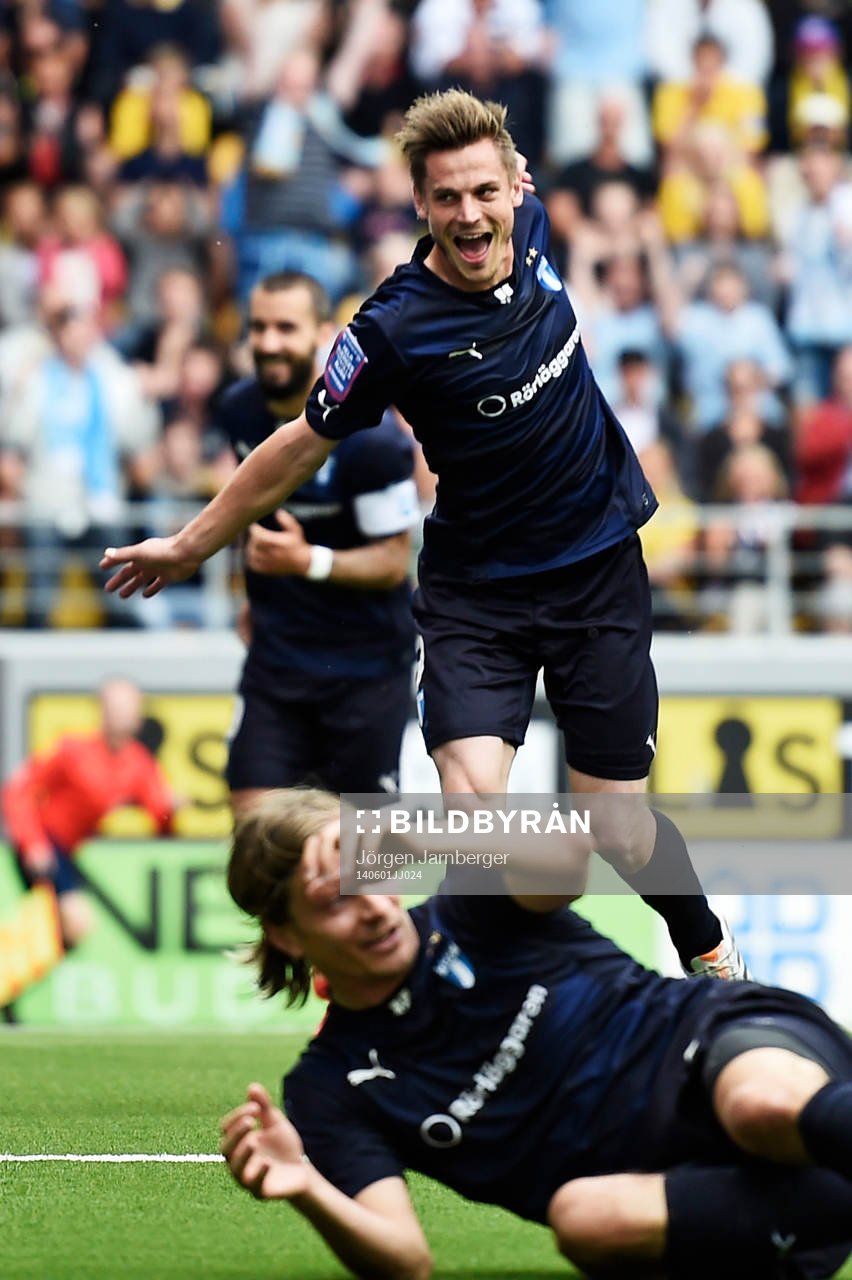 Malmö FFs Markus Rosenberg jublar