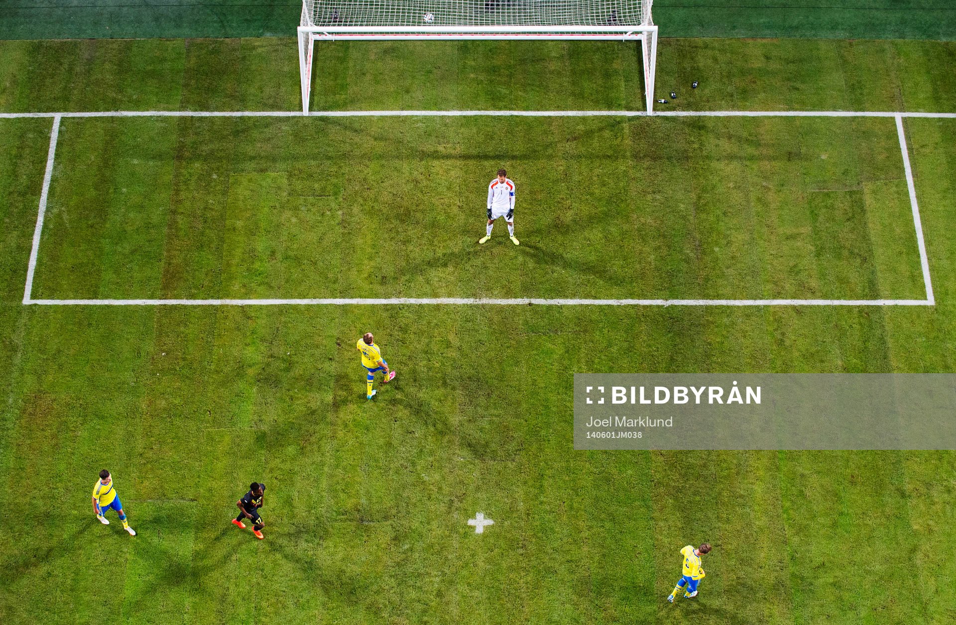 Sveriges Mikael Lustig, Andreas Granqvist, målvakt Andreas