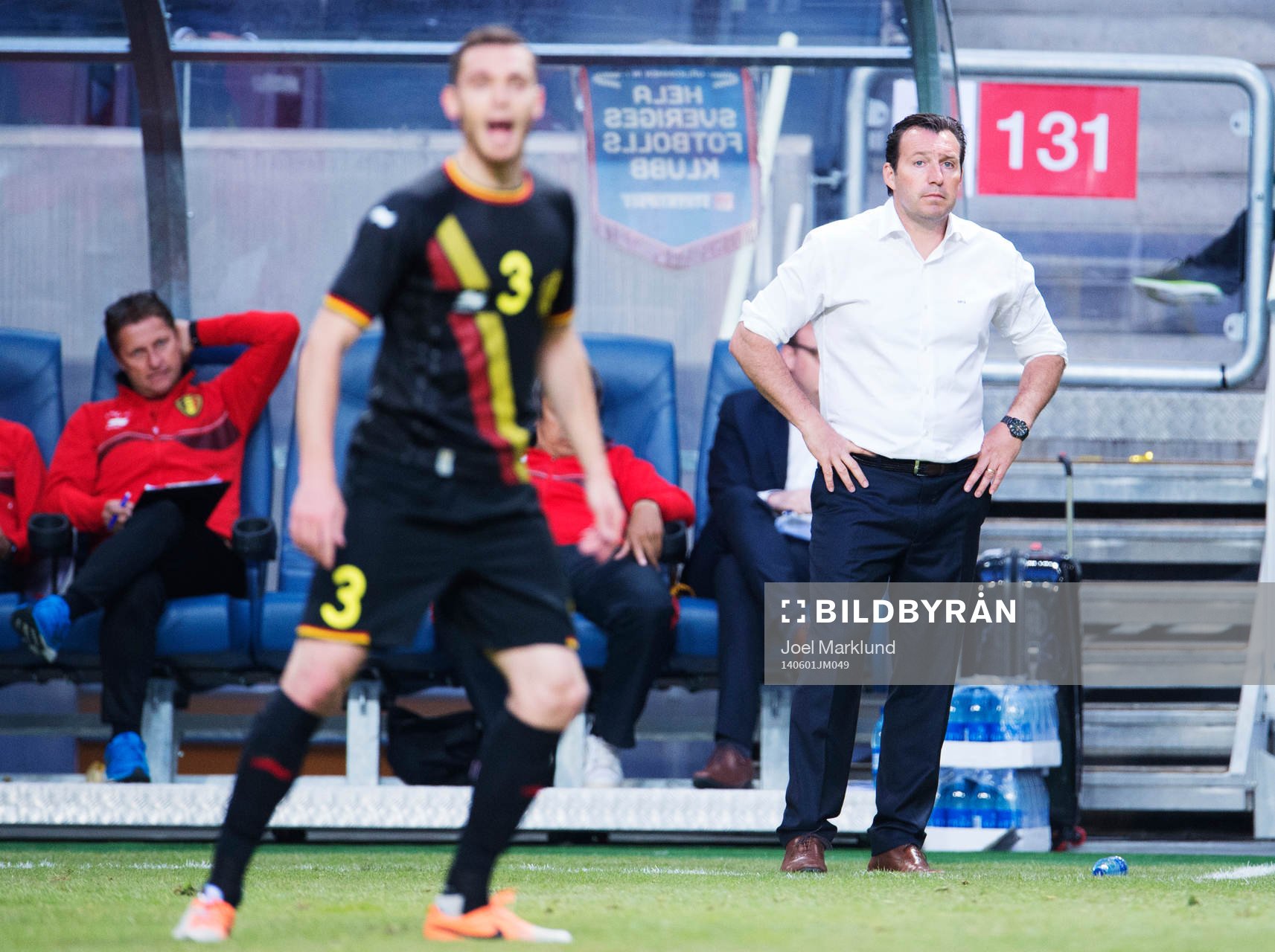 Belgiens förbundskapten Marc Wilmots