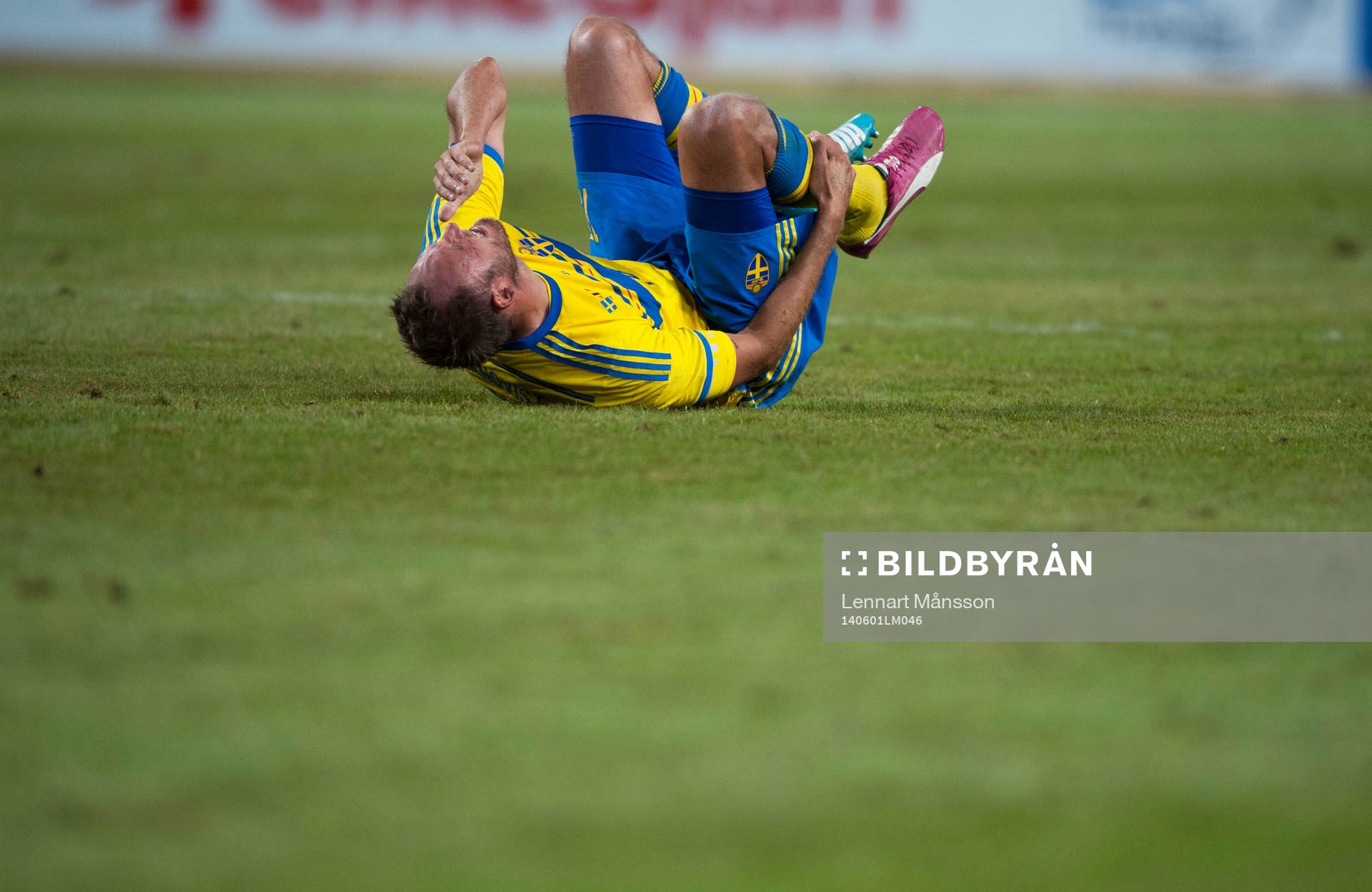 Sveriges Andreas Granqvist och Sverige fick bita i gräset