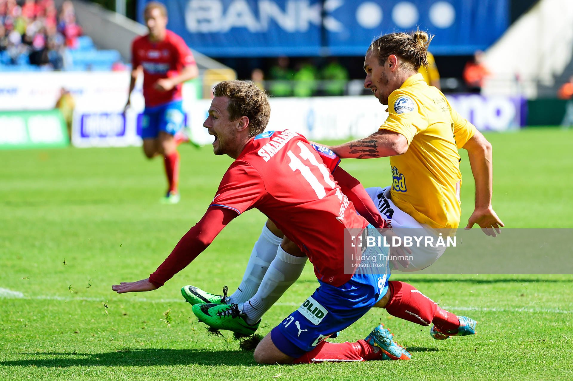 Helsingborgs Arnór Smárason och Falkenbergs Rasmus