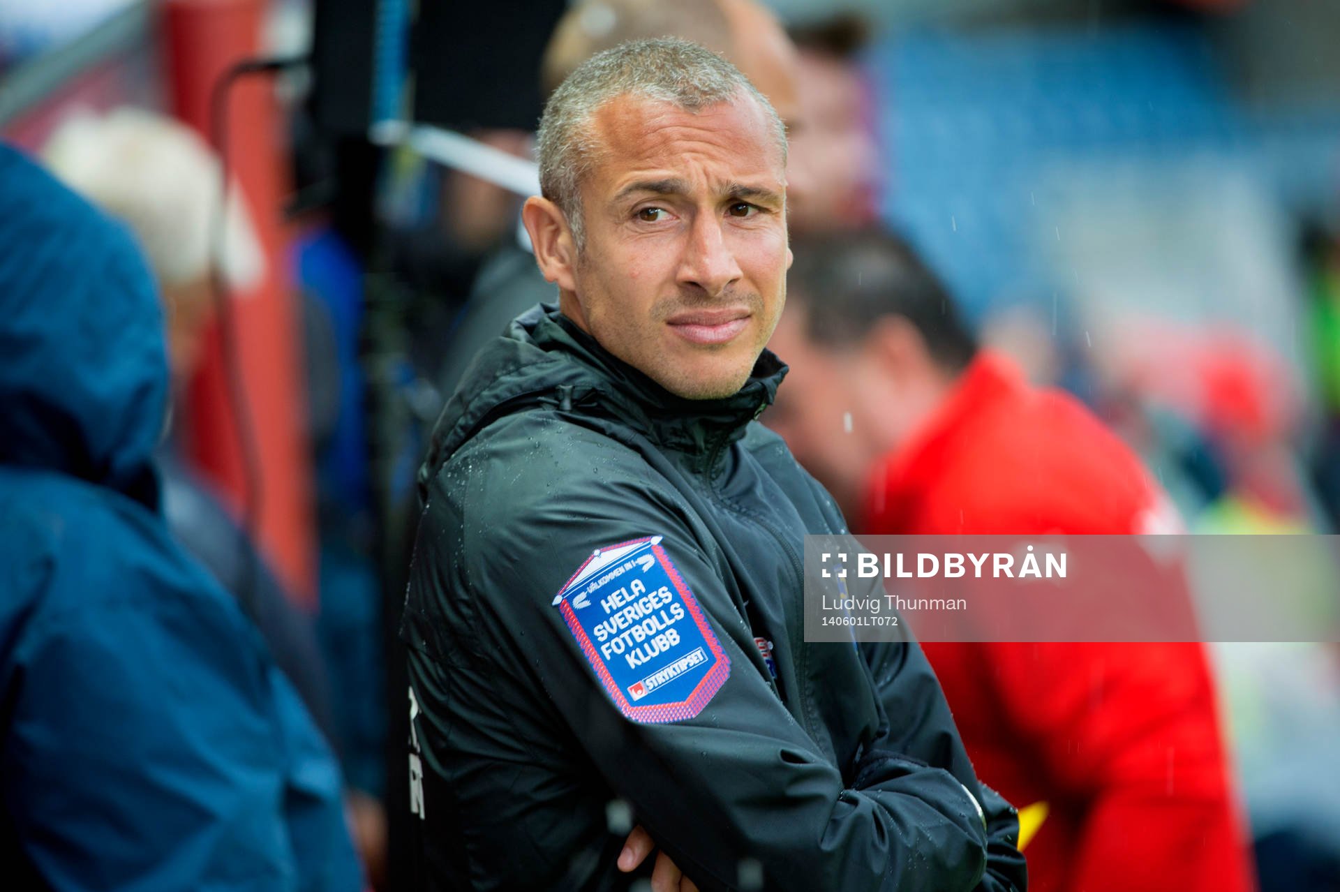 Falkenbergs tränare Henrik Larsson