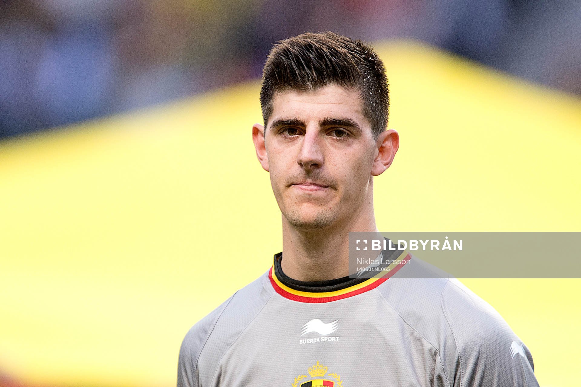 Belgiens målvakt Thibaut Courtois