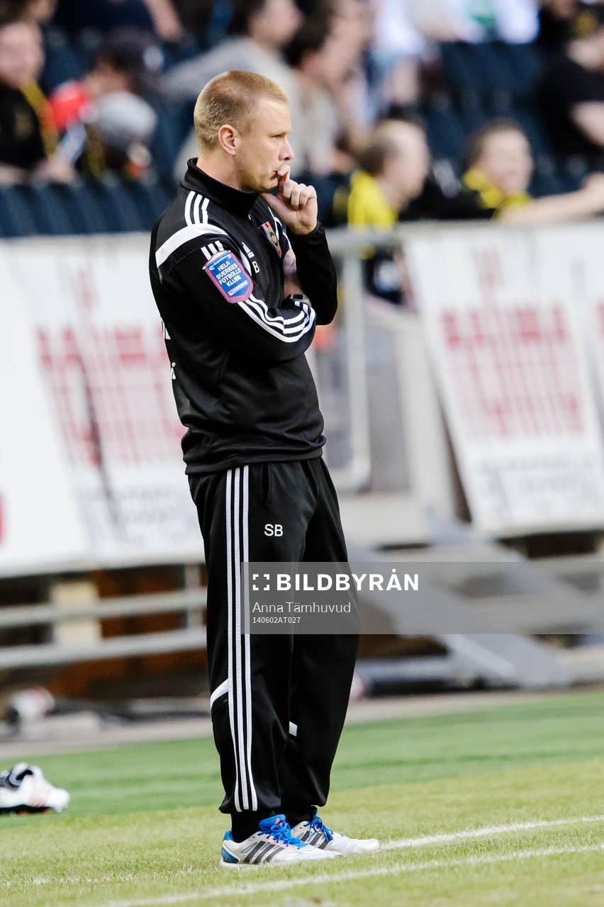 Brommapojkarnas tränare Stefan Billborn