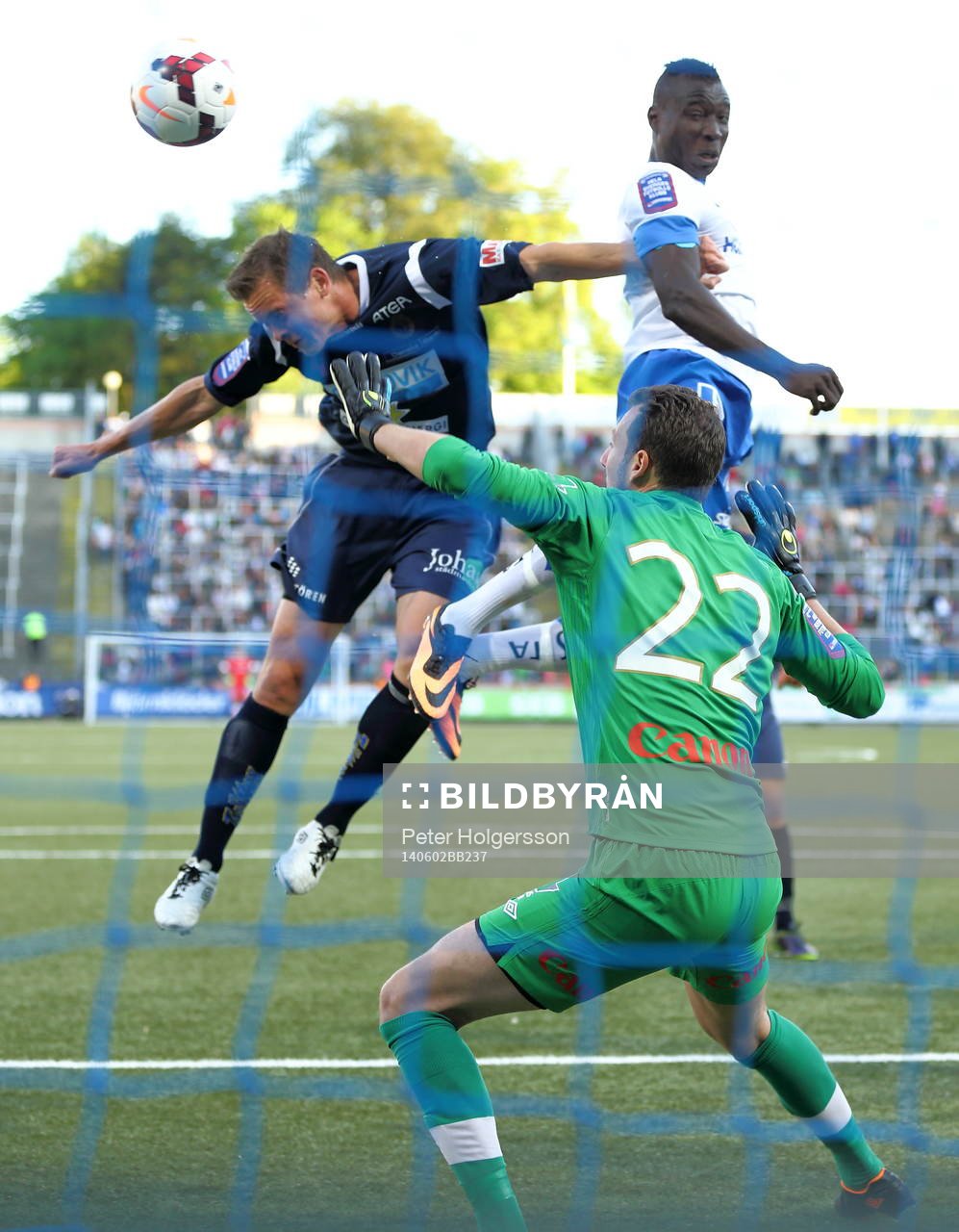 Mål 1-0 av Norrköpings Alhaji Kamara