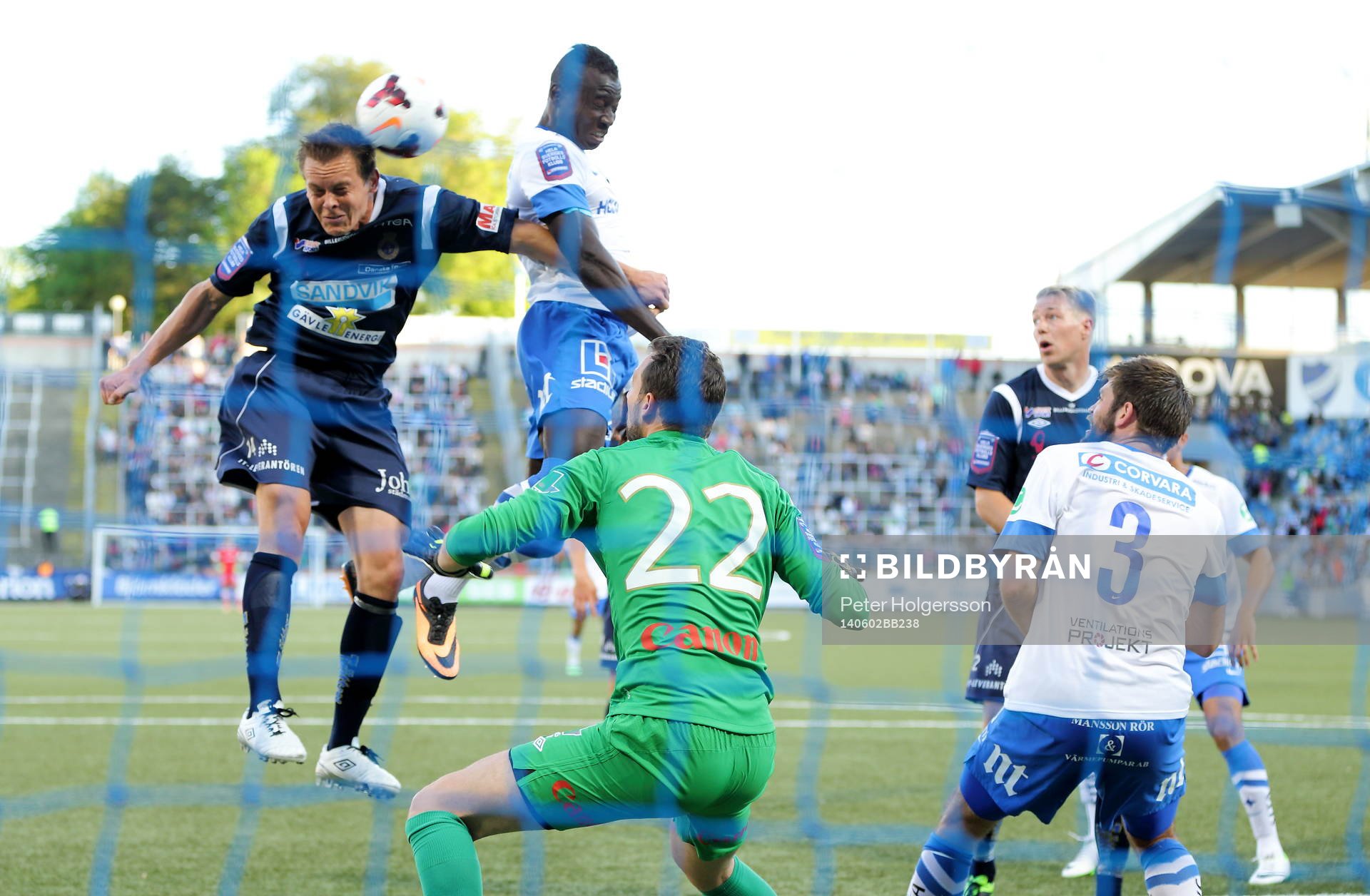 Mål 1-0 av Norrköpings Alhaji Kamara