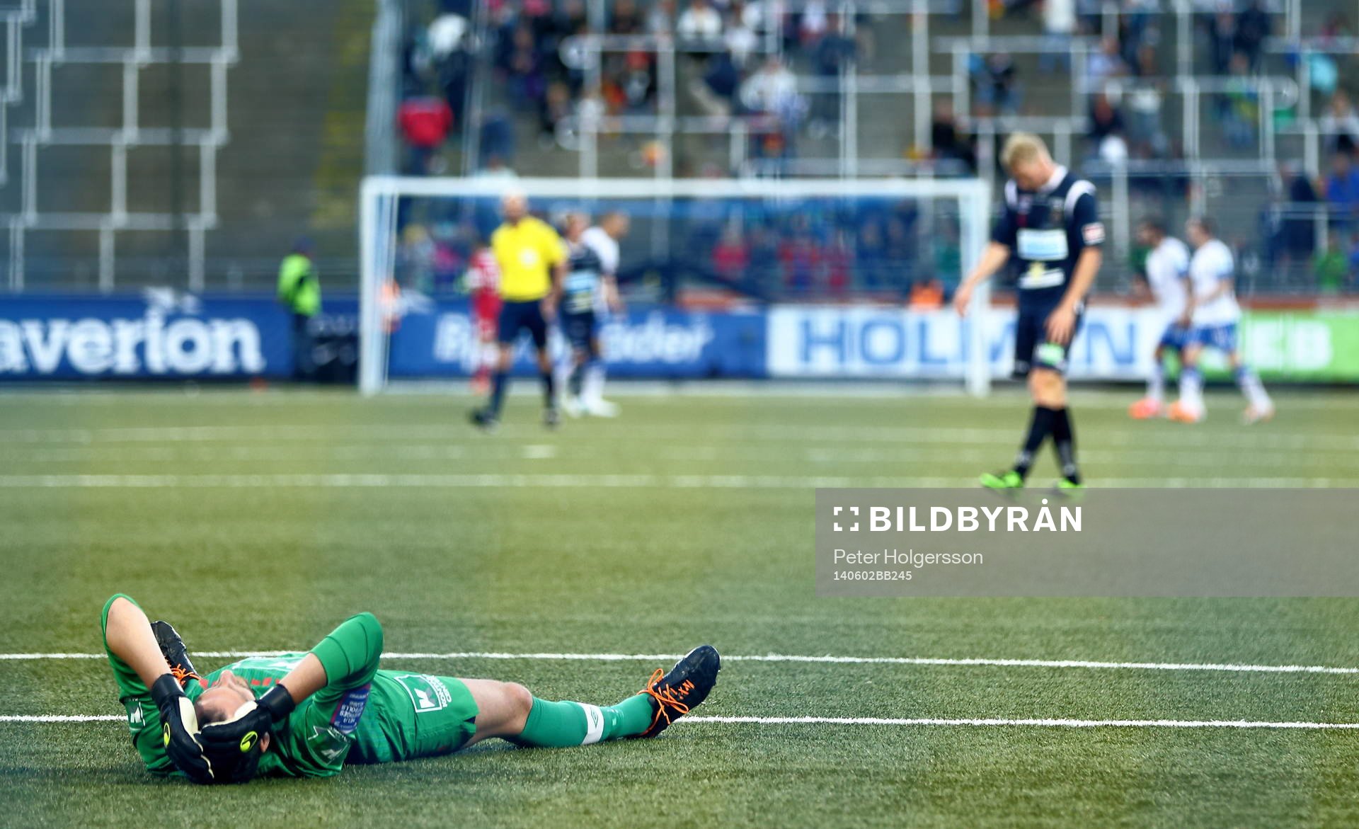 Gefles målvakt Sasa Sjanic deppar