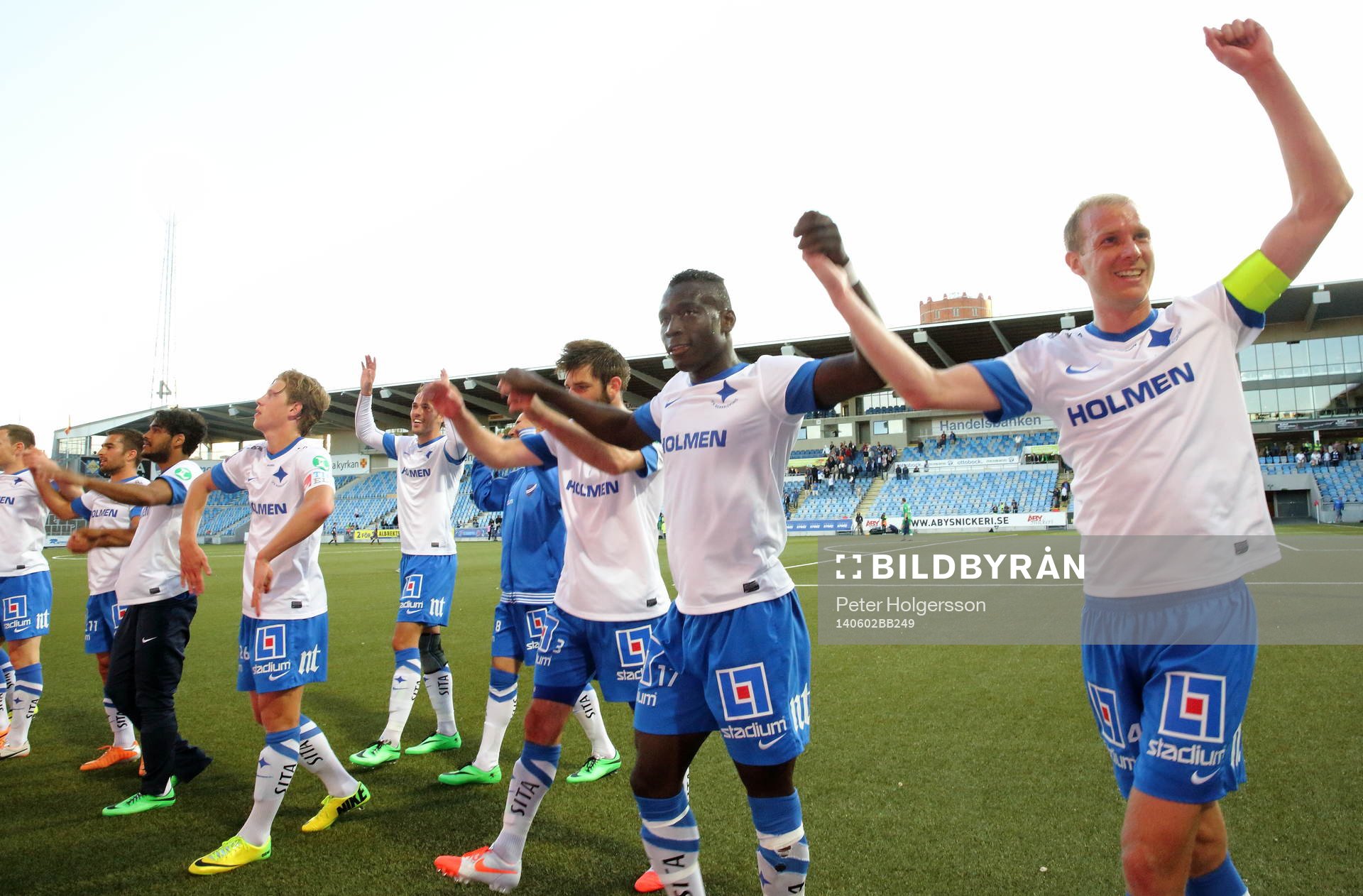 Norrköping med Alhaji Kamara och Andreas Johansson jublar