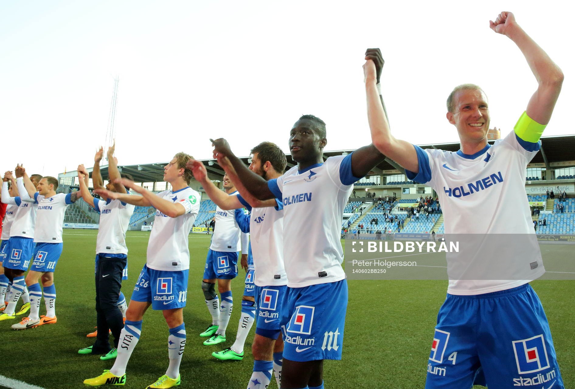 Norrköping med Alhaji Kamara och Andreas Johansson jublar