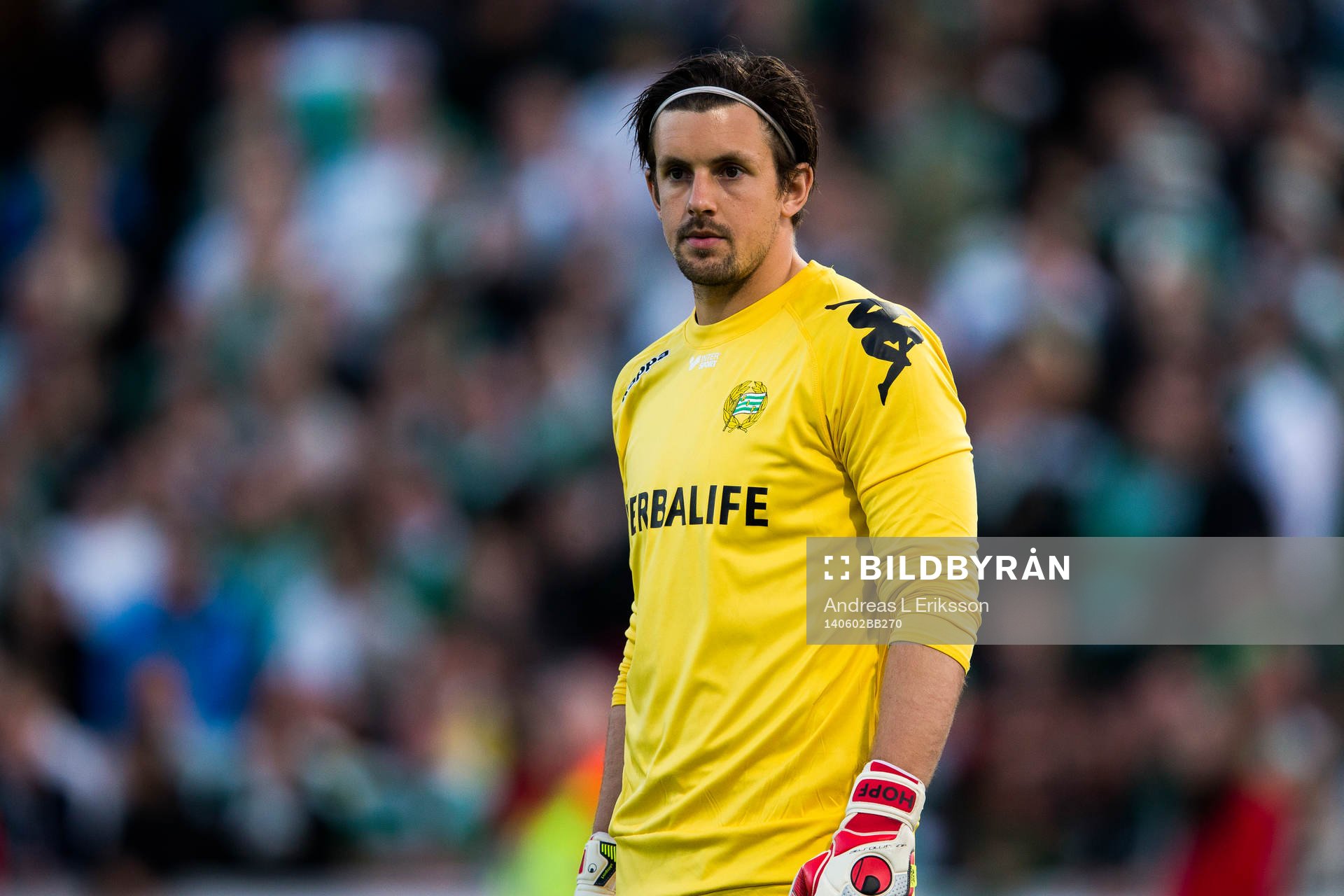Hammarbys målvakt Johannes Hopf