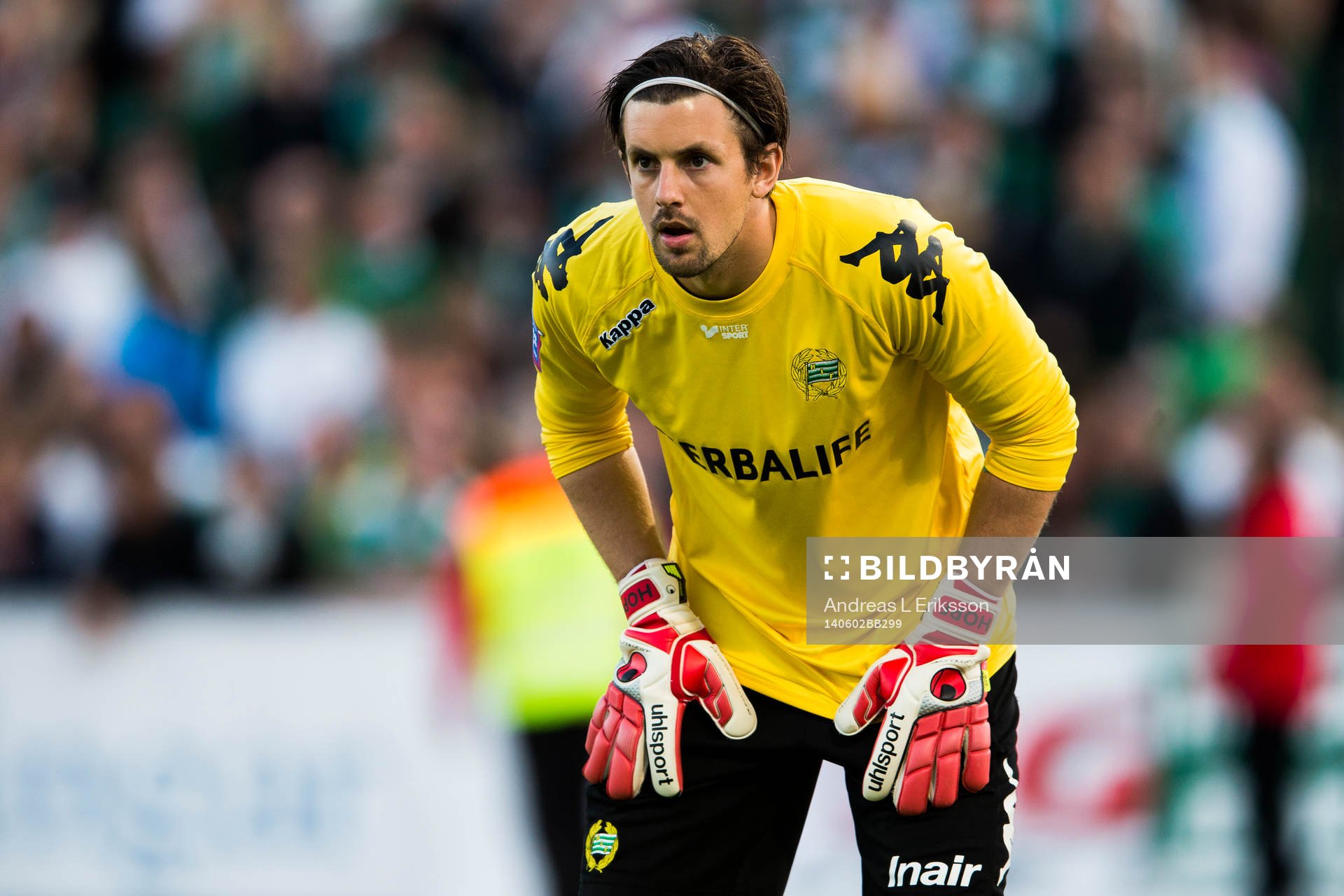 Hammarbys målvakt Johannes Hopf