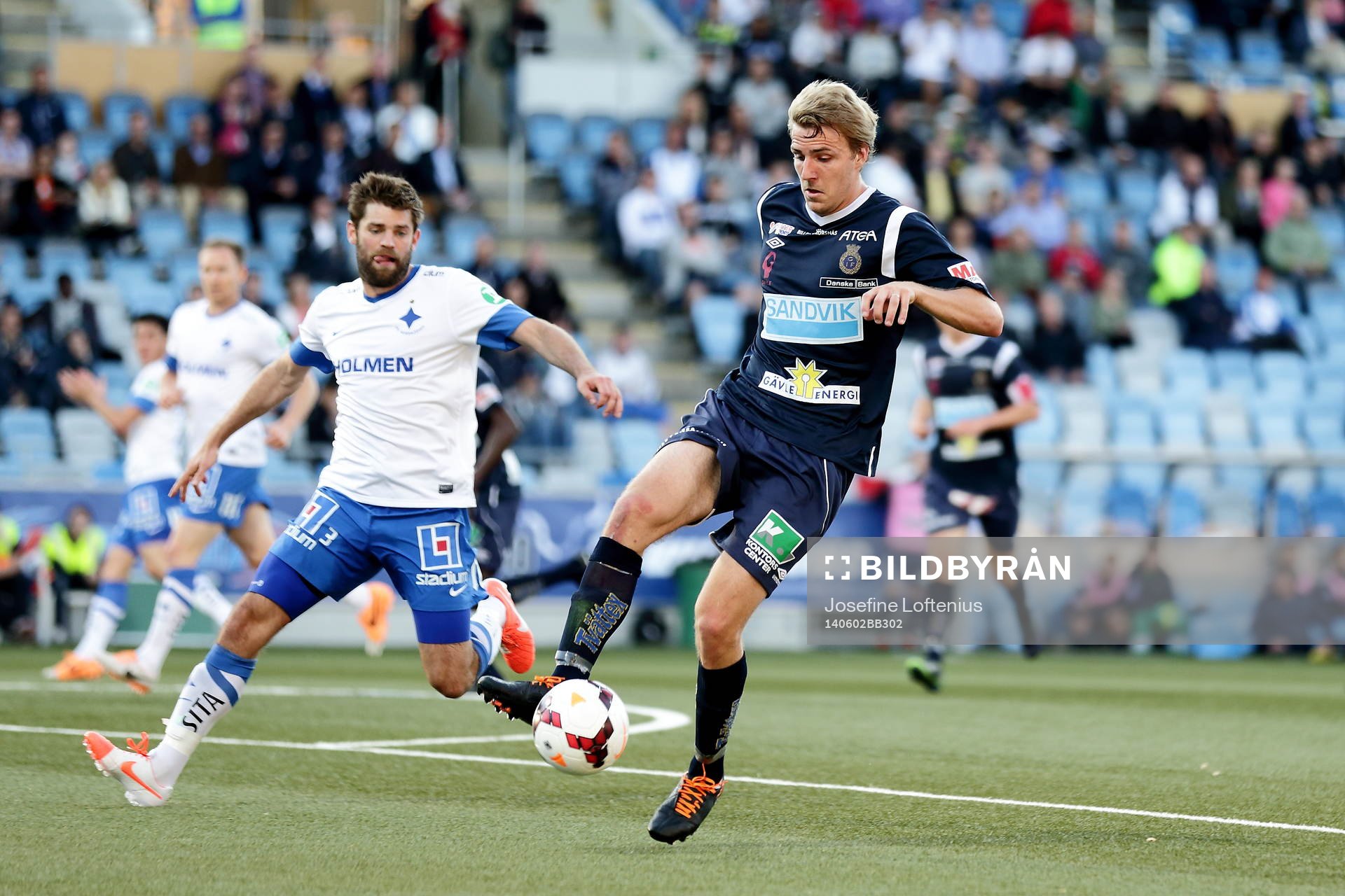 Gefles Johan Oremo och Norrköpings Morten Morisbak