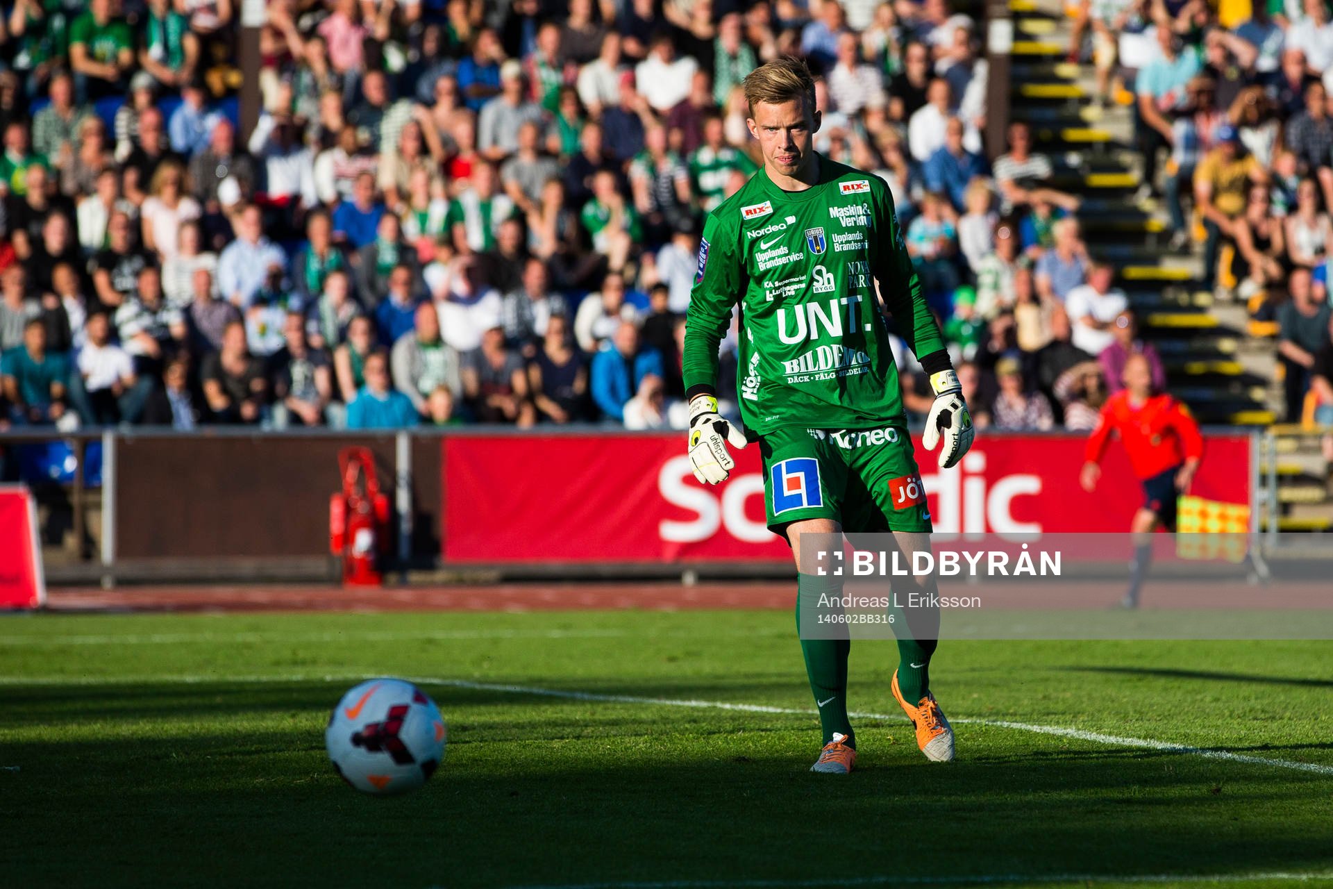 Sirius målvakt Andreas Andersson
