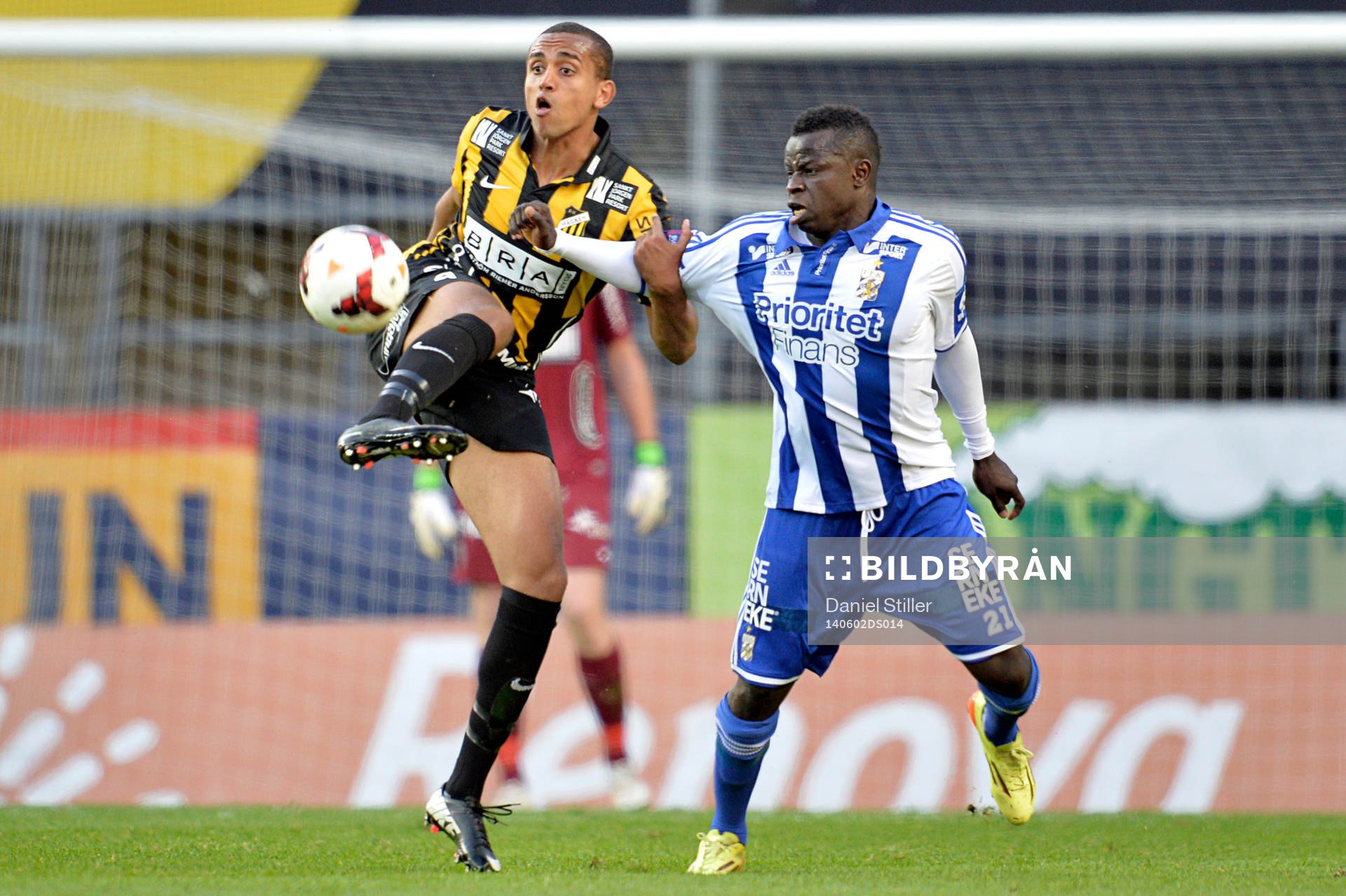 Häckens Walid Atta och IFK Göteborgs Malick Mané