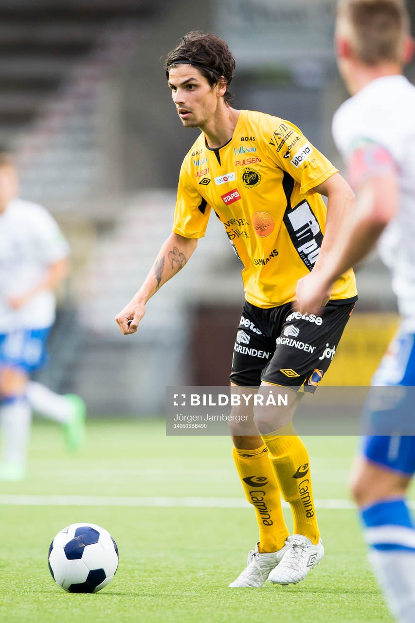Elfsborgs Victor Rotting under fotbollsmatchen i Folksam U21 Allsvenskan Norra mellan Elfsborg och Norrköping den 3 juni 2014 i Borås.