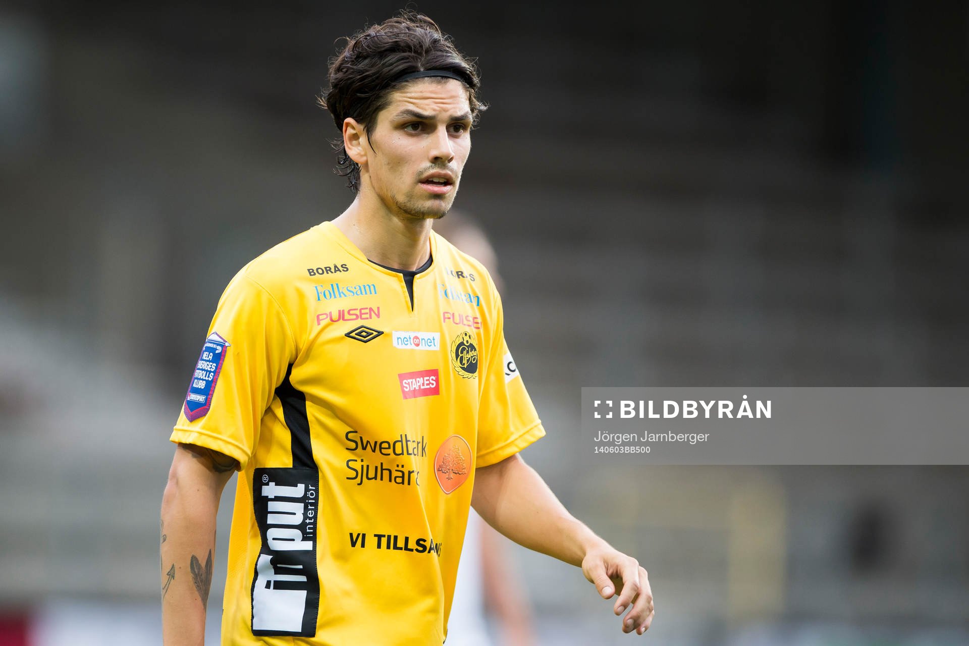 Elfsborgs Victor Rotting under fotbollsmatchen i Folksam U21 Allsvenskan Norra mellan Elfsborg och Norrköping den 3 juni 2014 i Borås.