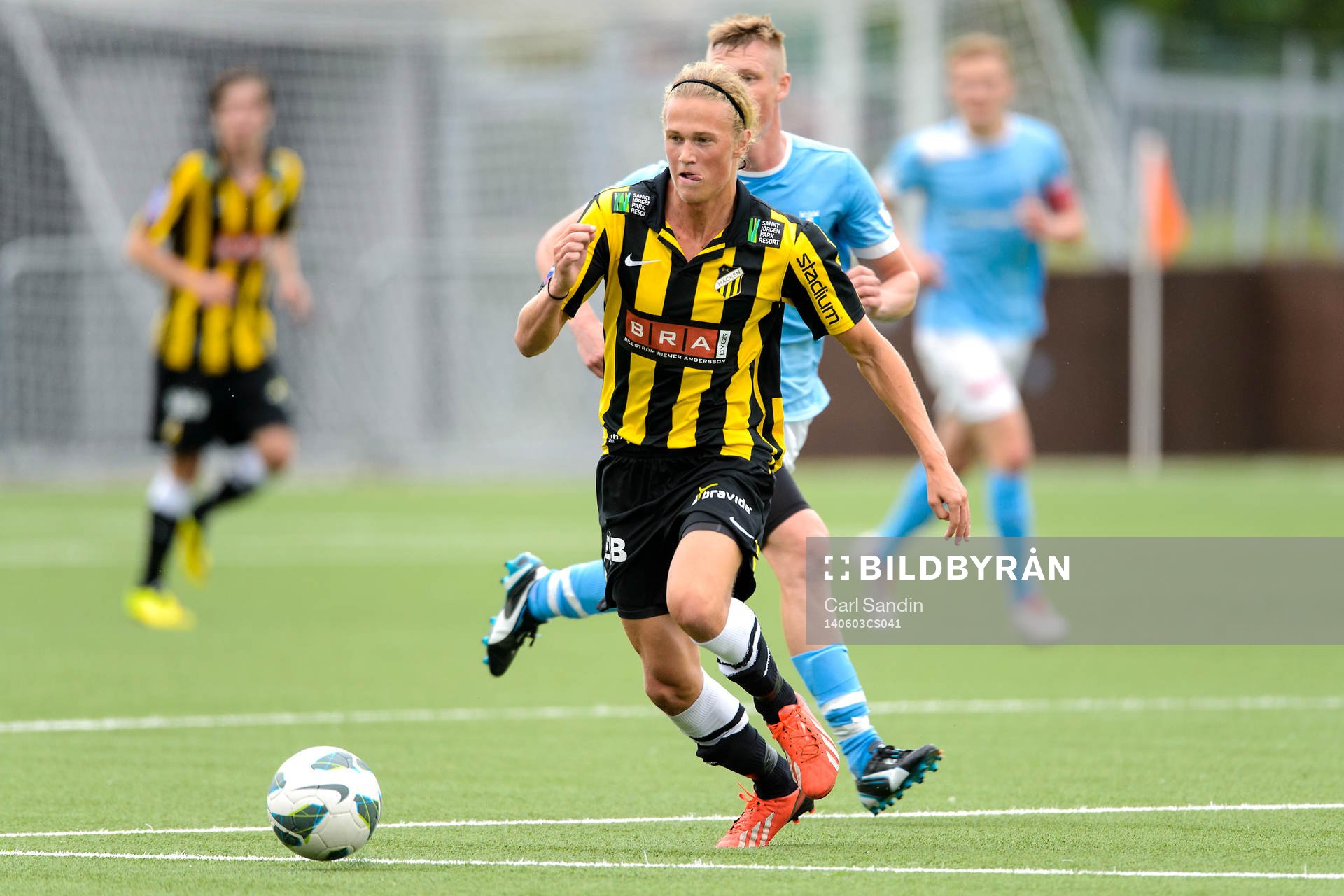 Häckens Oliver Nåfors under finalen i Ligacupen mellan Häcken och Malmö FF den 3 maj 2014 i Göteborg.