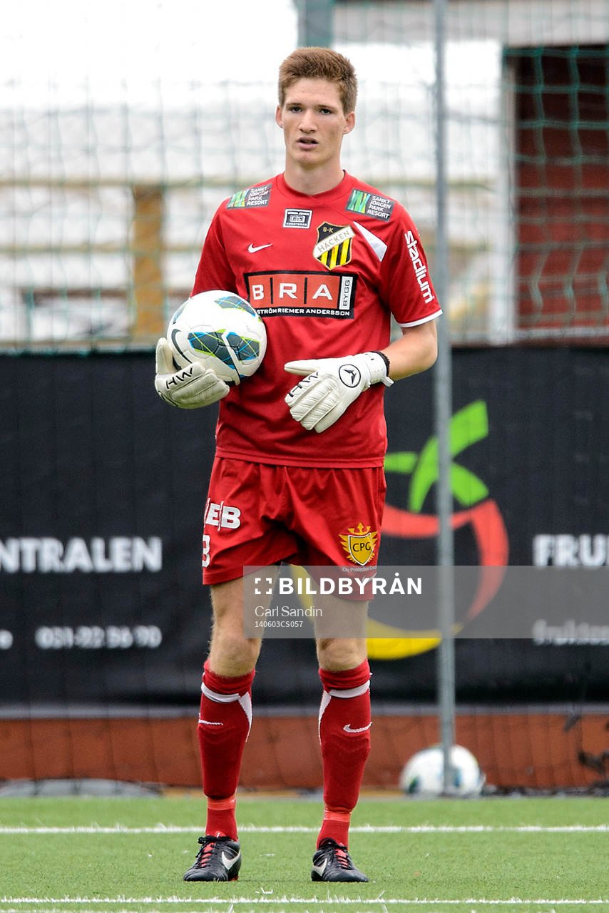 Häckens målvakt Teodor Söderberg