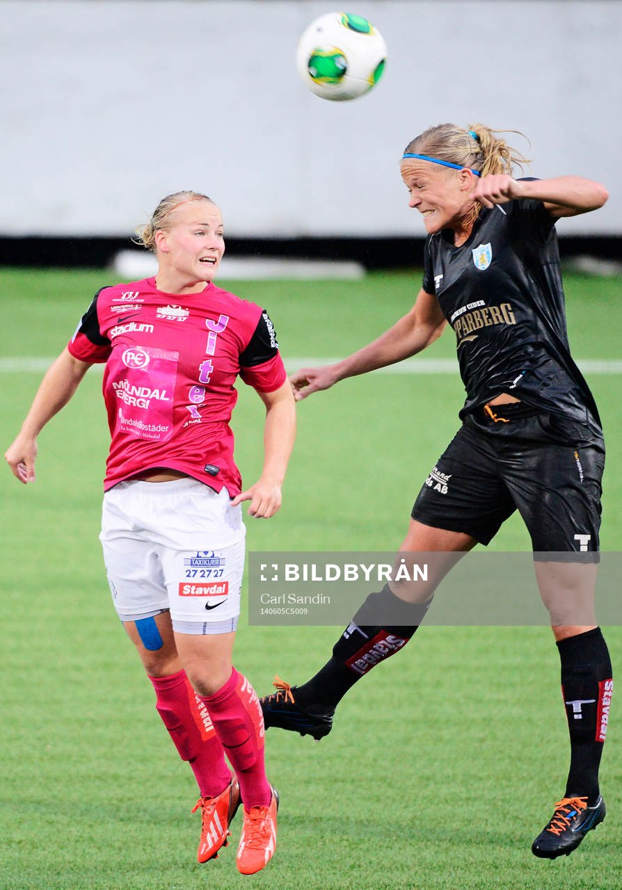 Jitex Sofie Erlandsson och Göteborgs Kathlene Fernström