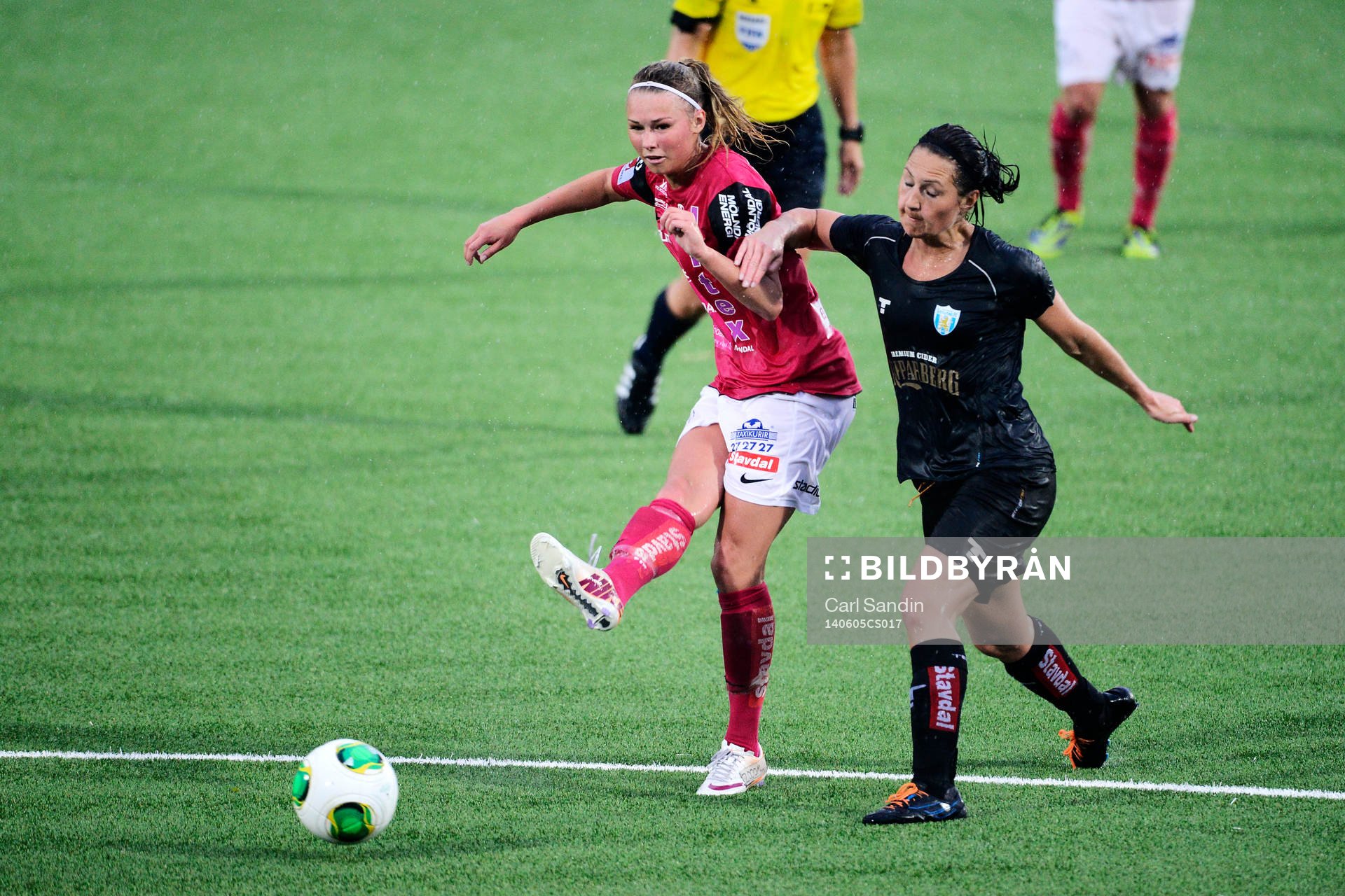 Jitex Amanda Östervall och Göteborgs Anna Ahlstrand
