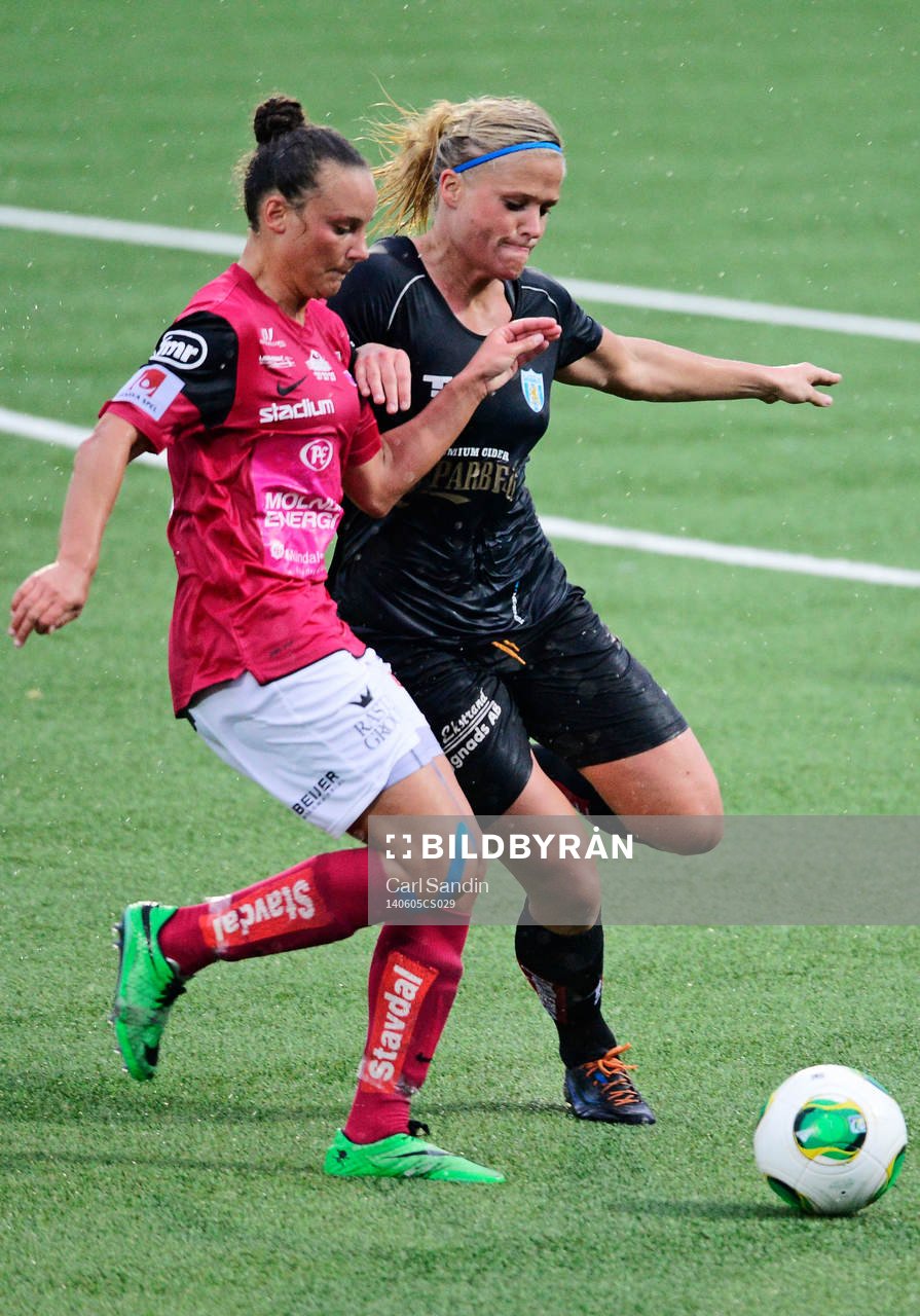 Jitex Anna Hjälmkvist och Göteborgs Kathlene Fernström