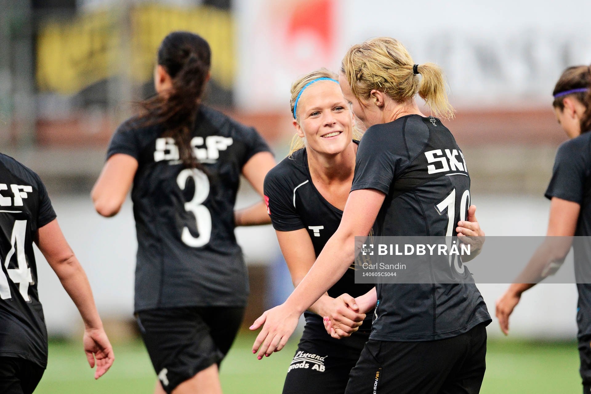 Göteborgs Kathlene Fernström och Göteborgs Sofia Skog