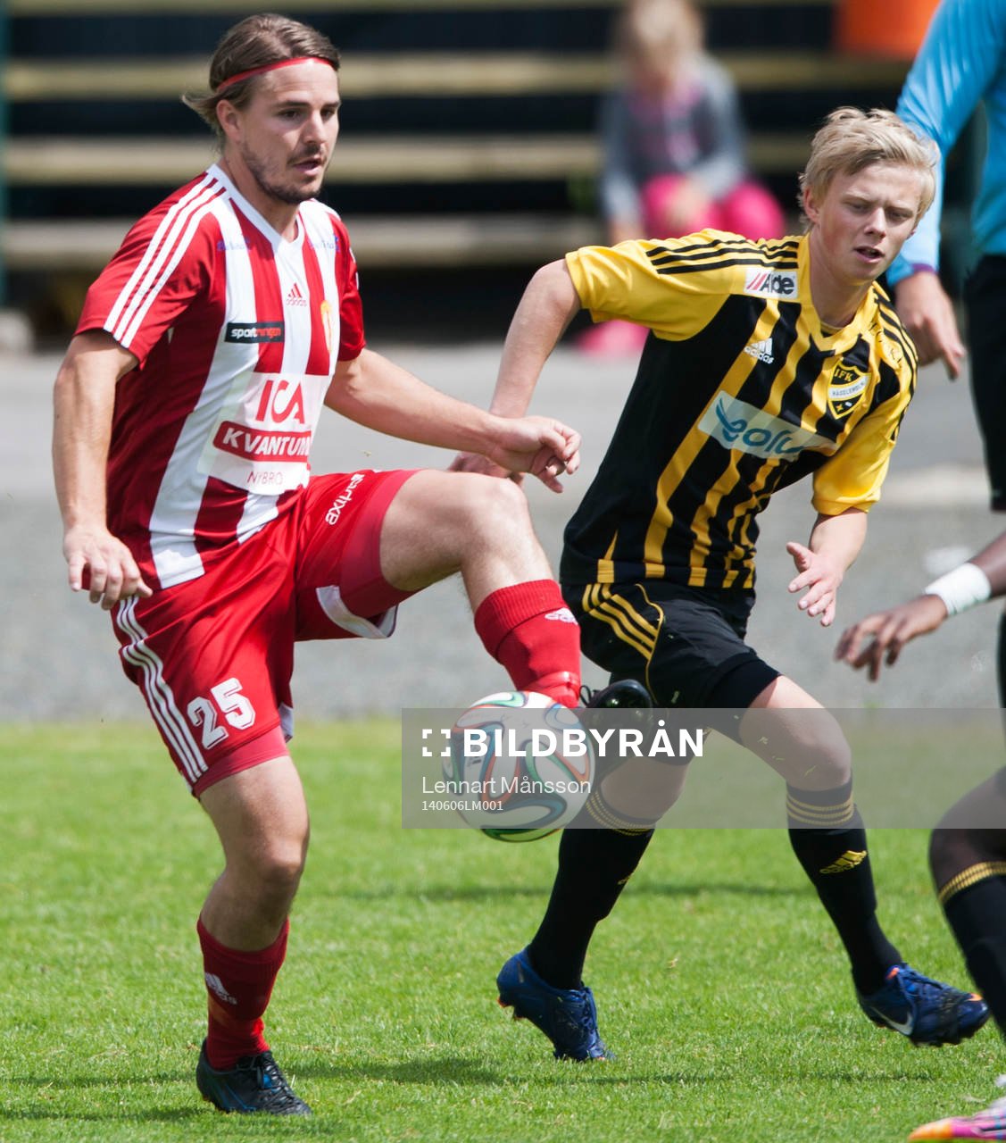 Nybros Billy Lansdowne och IFK Hässleholms Philip