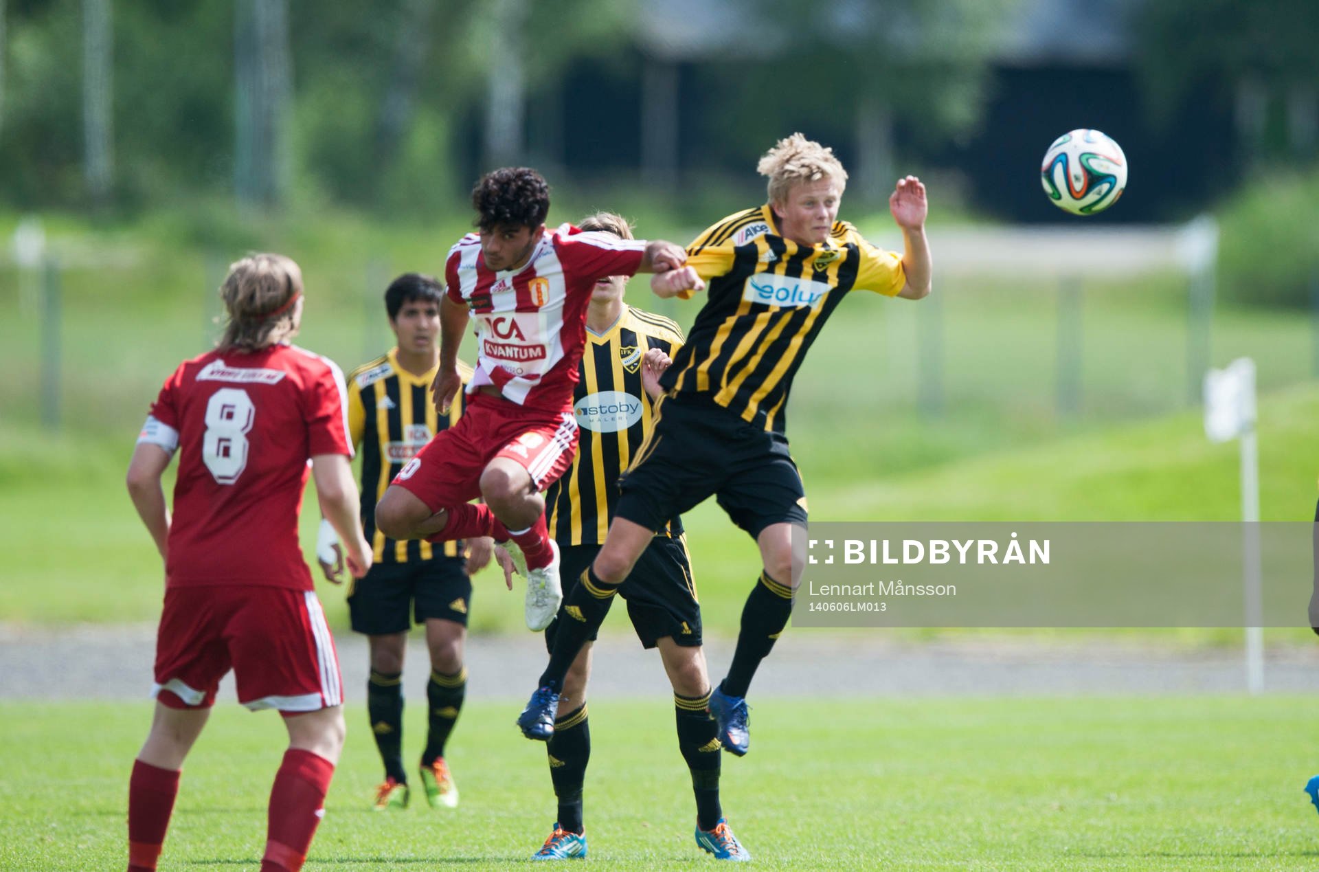 IFK Hässleholms Philip Bengtsson i matchen i division 3