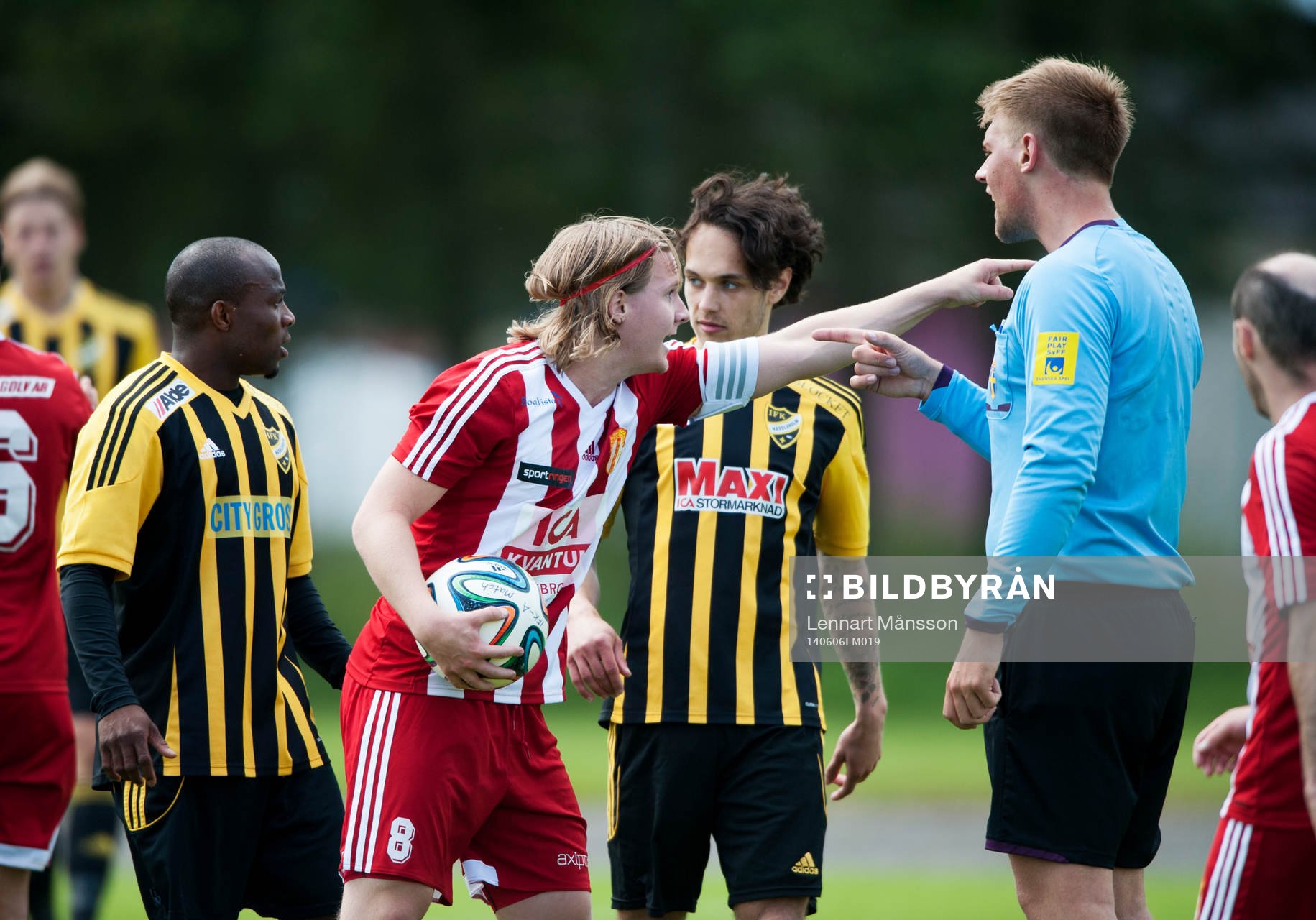 Protest mot domslut i matchen i division 3 mellan IFK