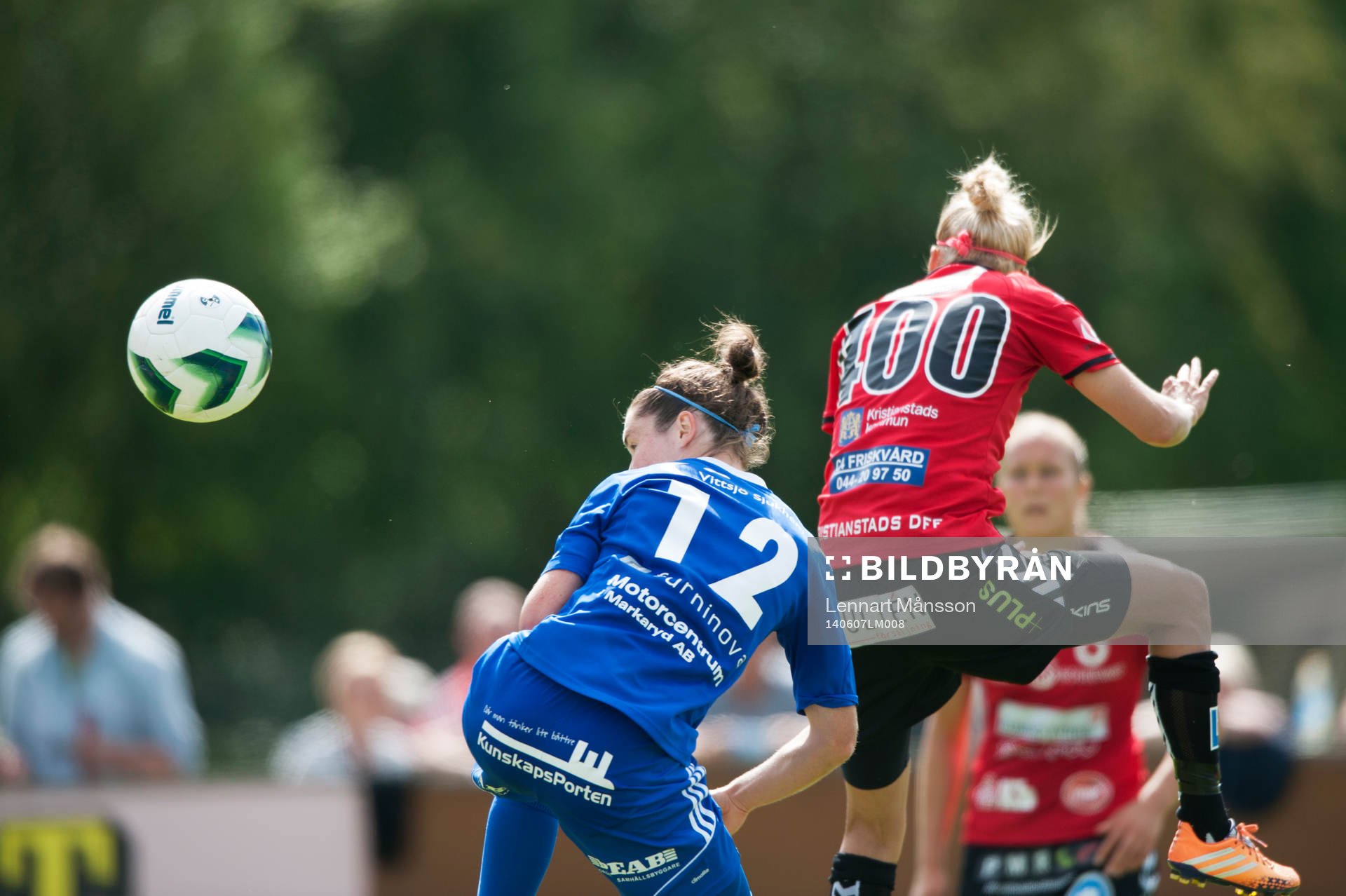 Kristianstads Therese Björck och Vittsjös Jane Ross i
