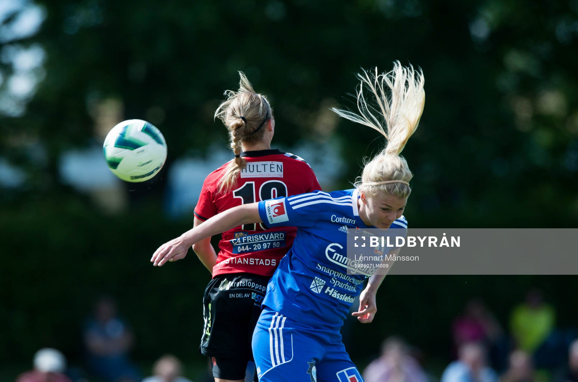 Vittsjös Emma Sjödahl och Kristianstads Gudny Björk