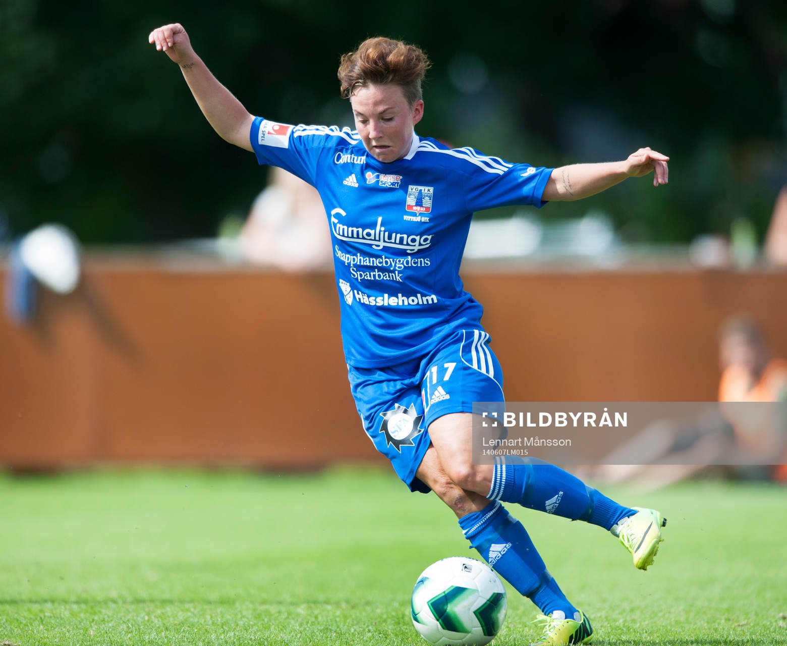 Vittsjös Elin Nilsen  i matchen i damallsvenskan mellan
