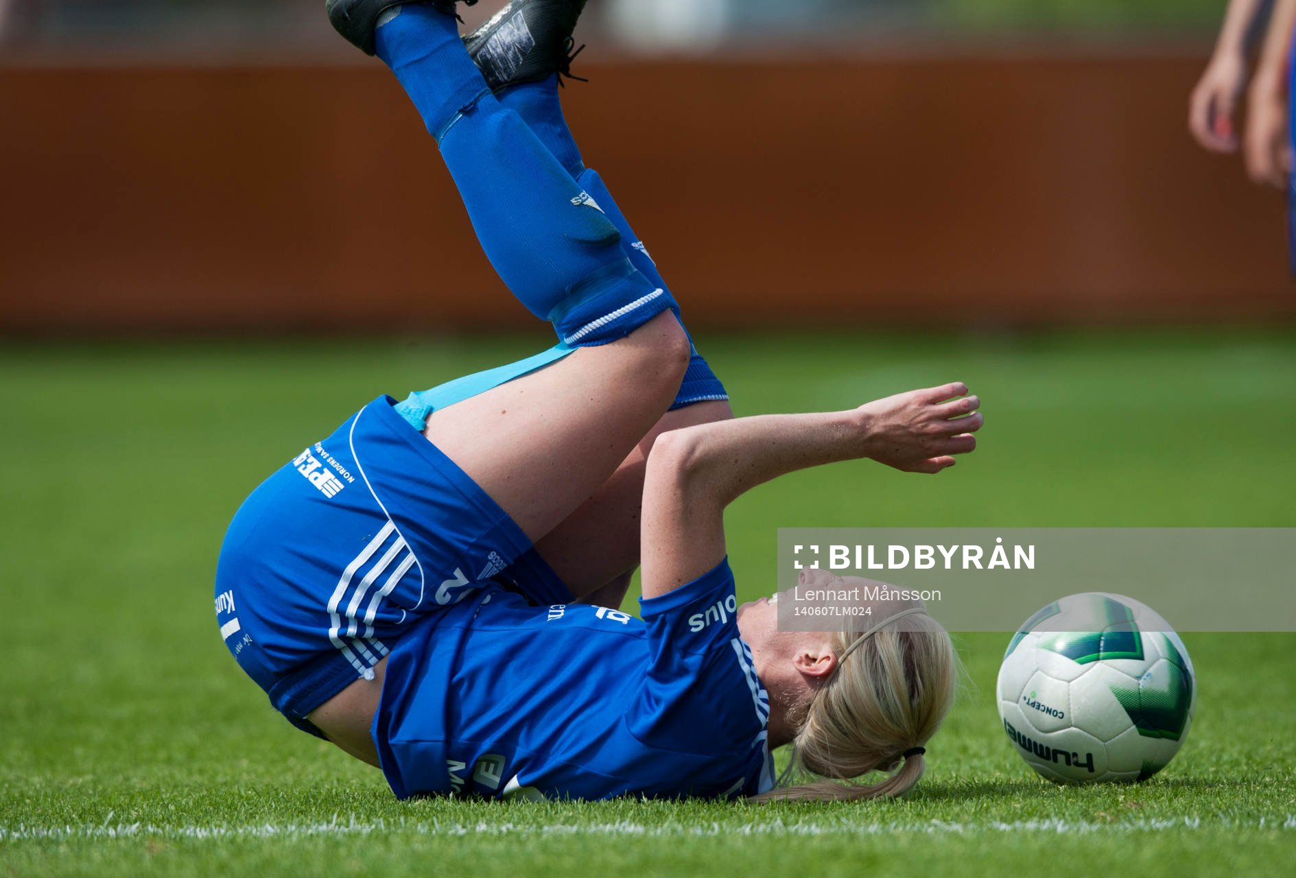 Vittsjös Sandra Adolfsson i matchen i damallsvenskan