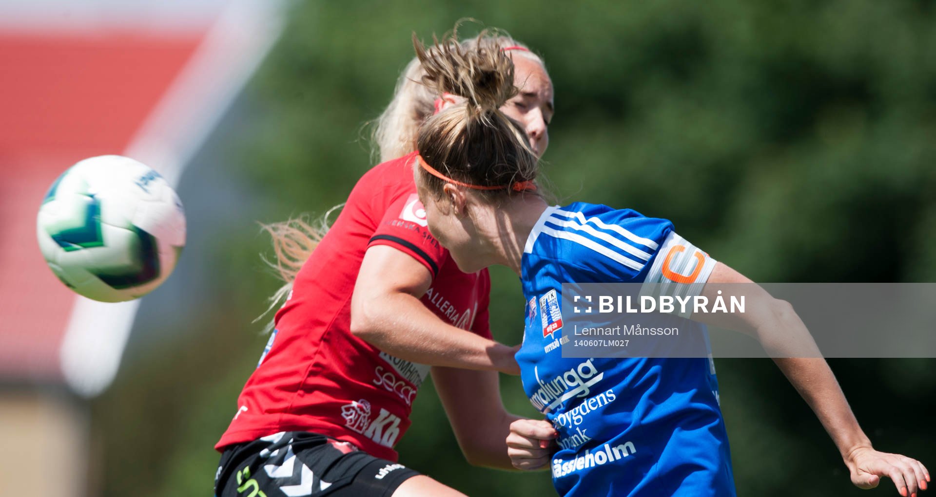Vittsjös Sofie Andersson i matchen i damallsvenskan mellan