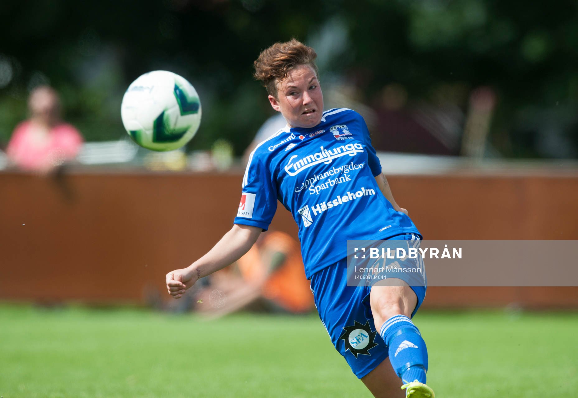 Vittsjös Elin Nilson i matchen i damallsvenskan mellan Kristianstad och Vittsjö i Kristianstad 7 juni.