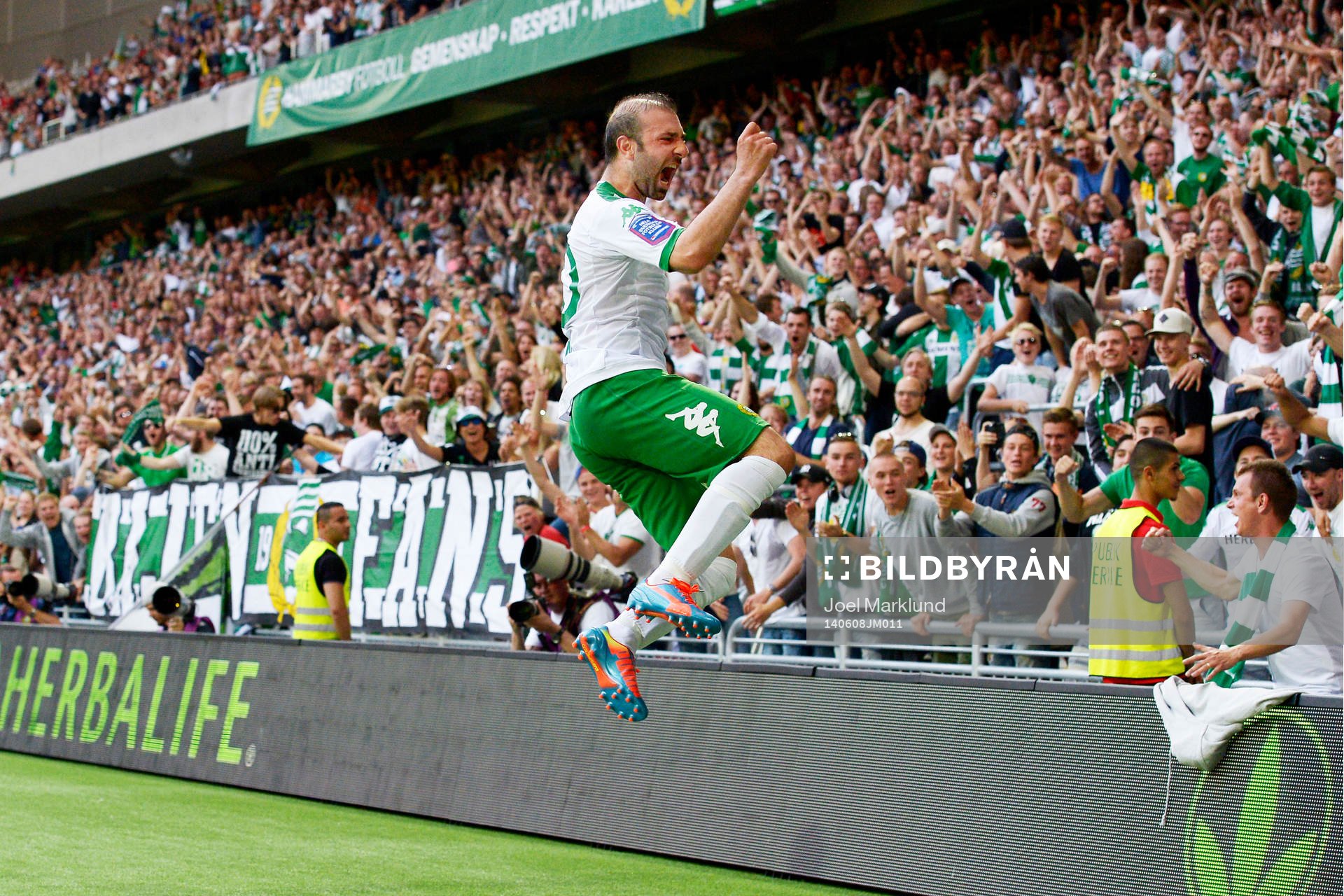 Hammarbys Kennedy Bakircioglu  jublar