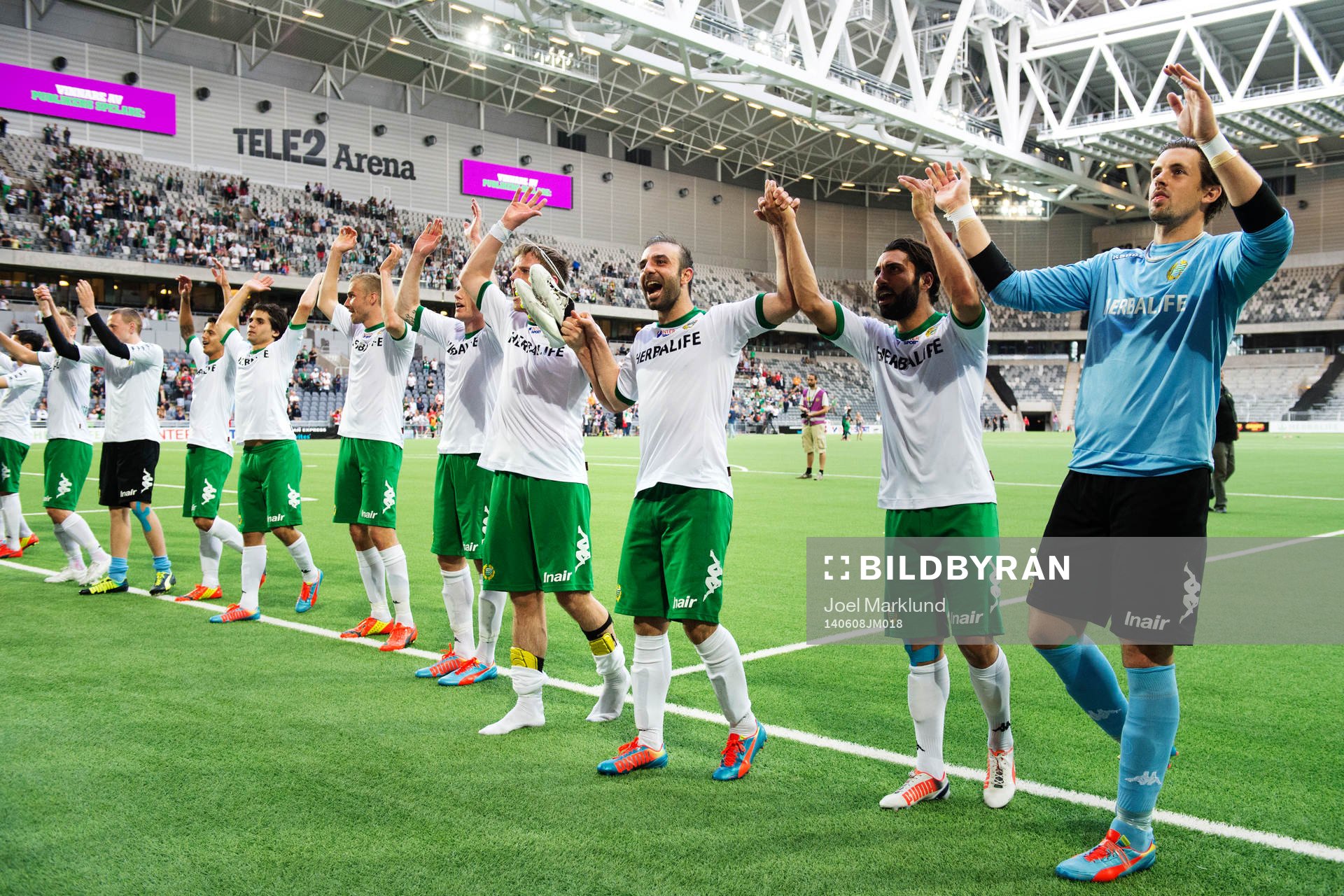 Hammarbys Kennedy Bakircioglu jublar