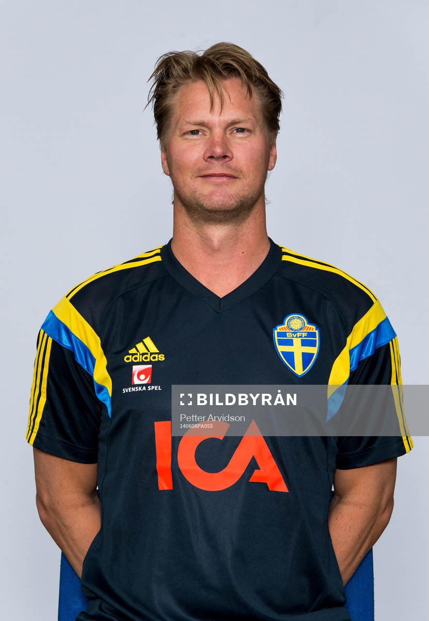 U21 Sveriges Johan Forsbring, Naprapat poserar för ett porträtt under en fotografering den 8 juni 2014 i Trelleborg. 