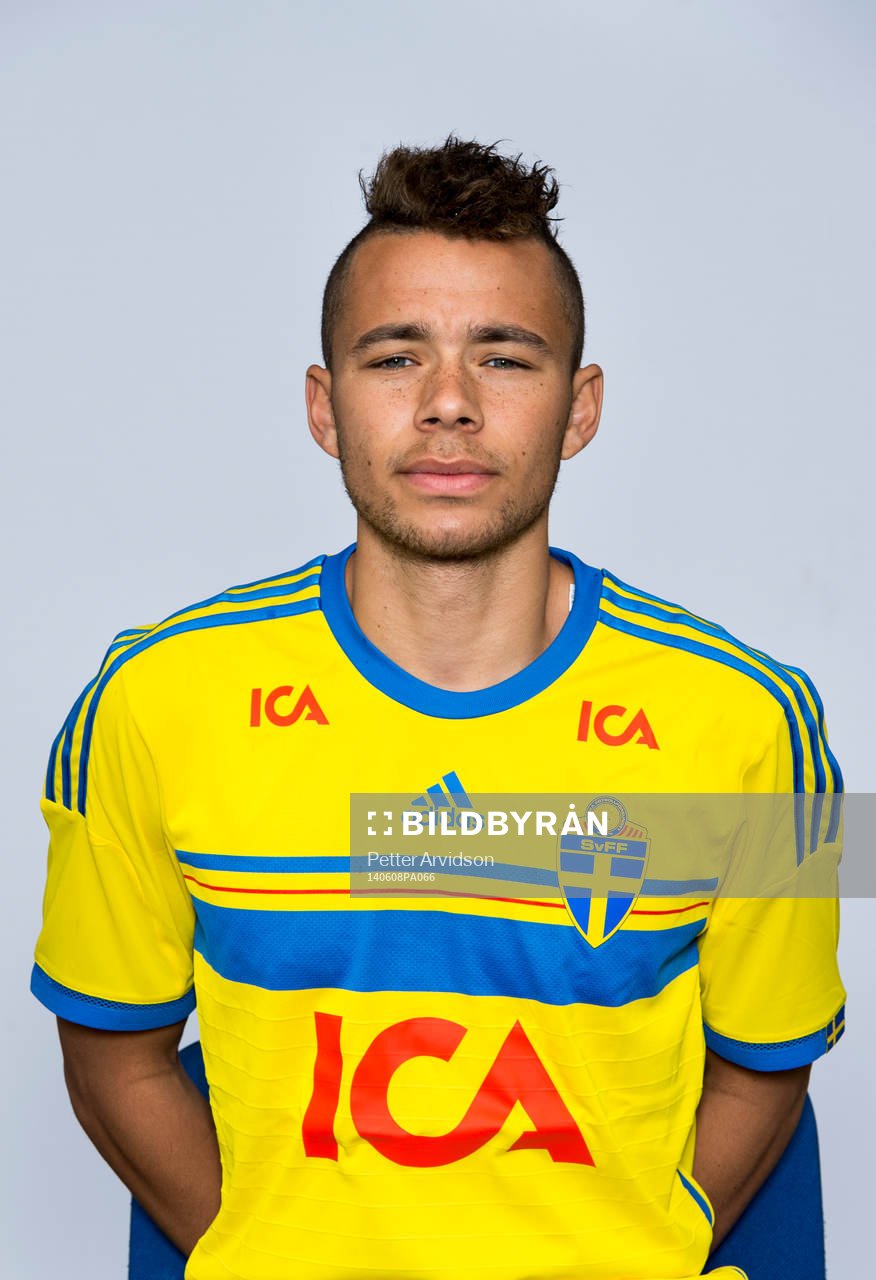 U21 Sveriges Malkolm Moenza