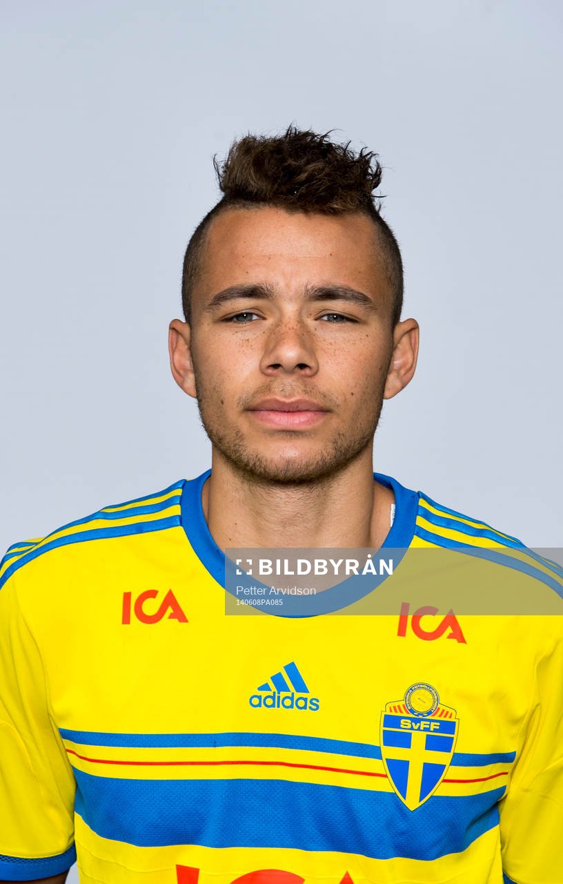 U21 Sveriges Malkolm Moenza