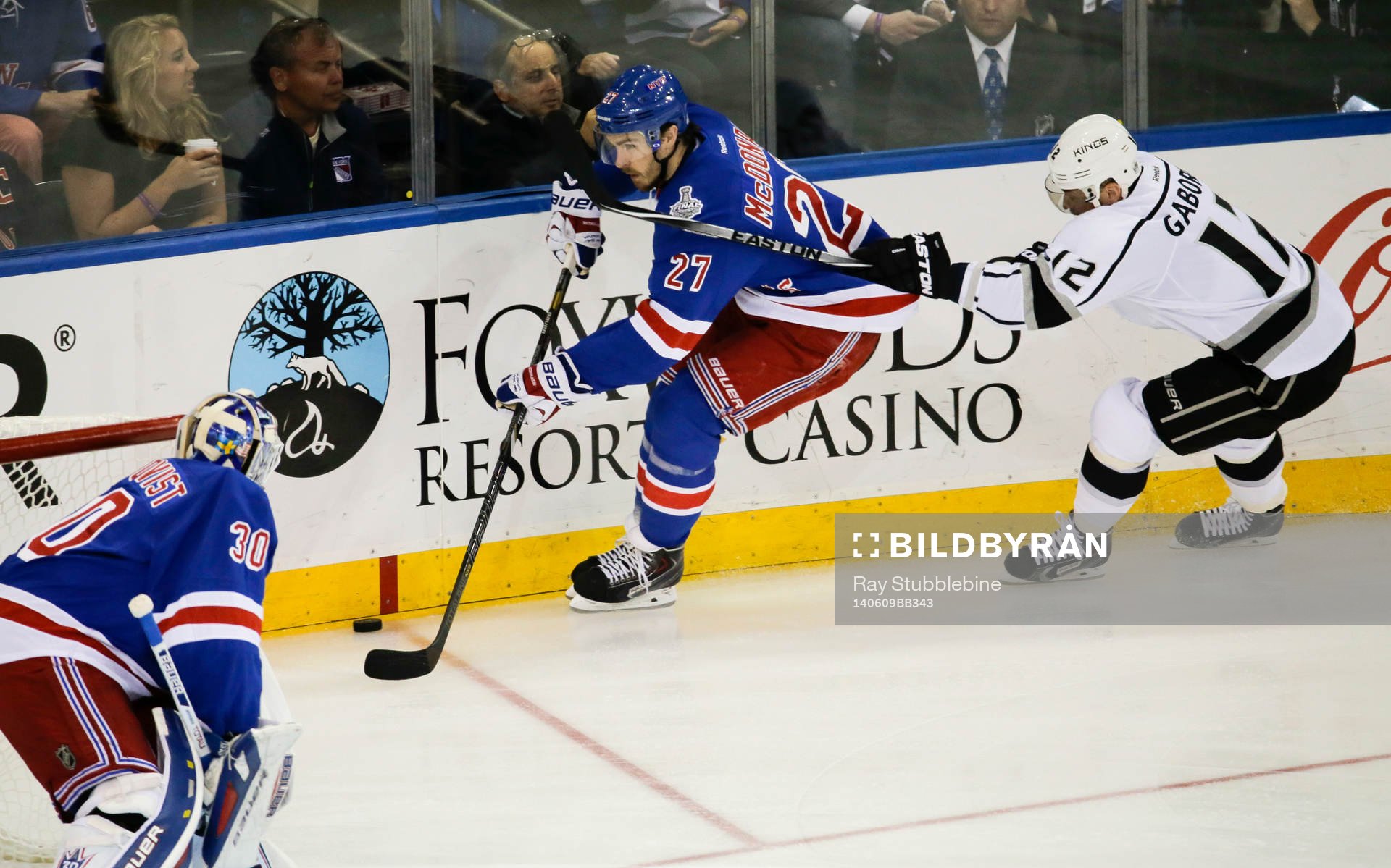 Los Angeles Kings right wing Marian Gaborik (12) chases New